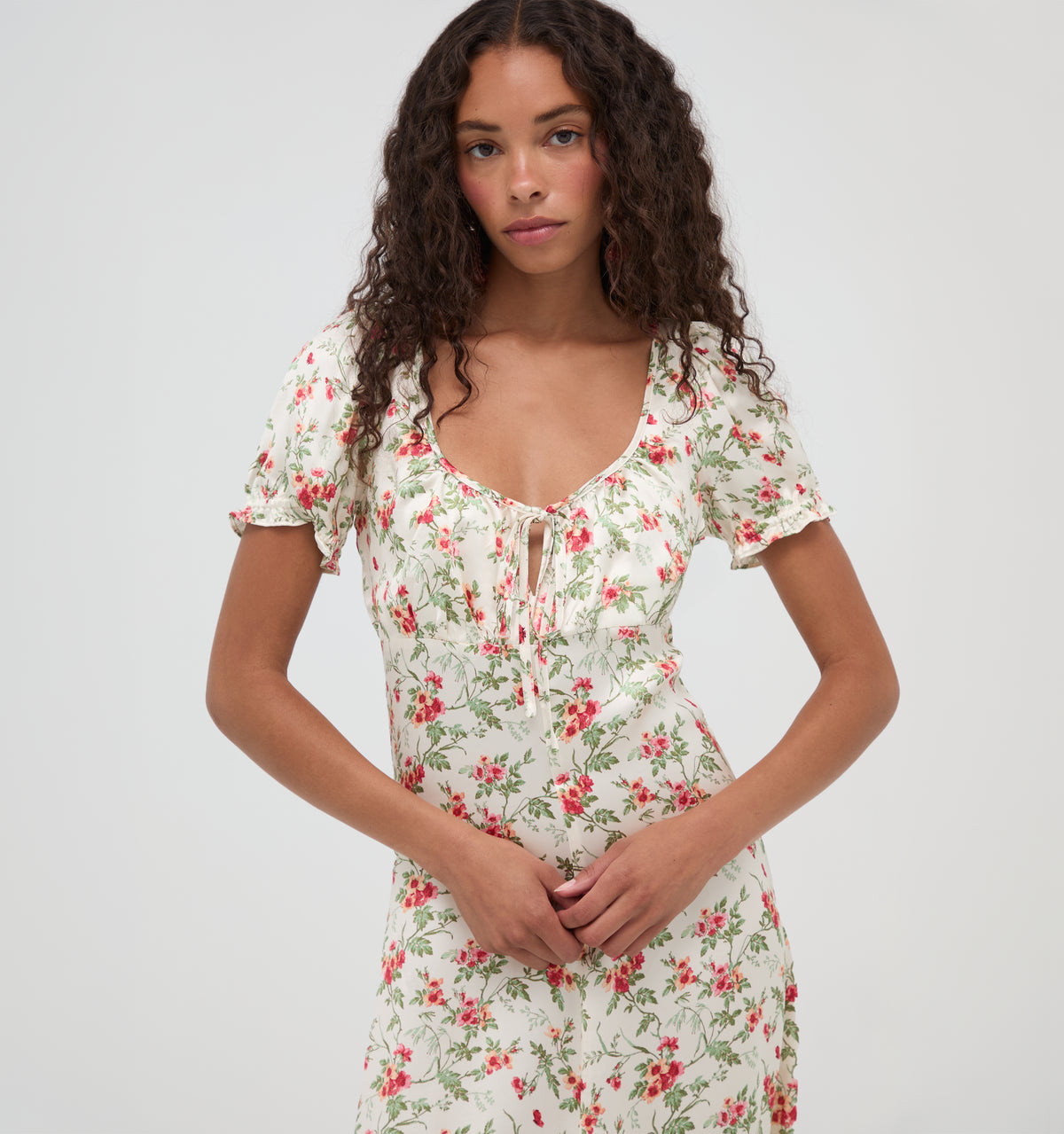 ivory and coral dress The Maxine Ulla johnson