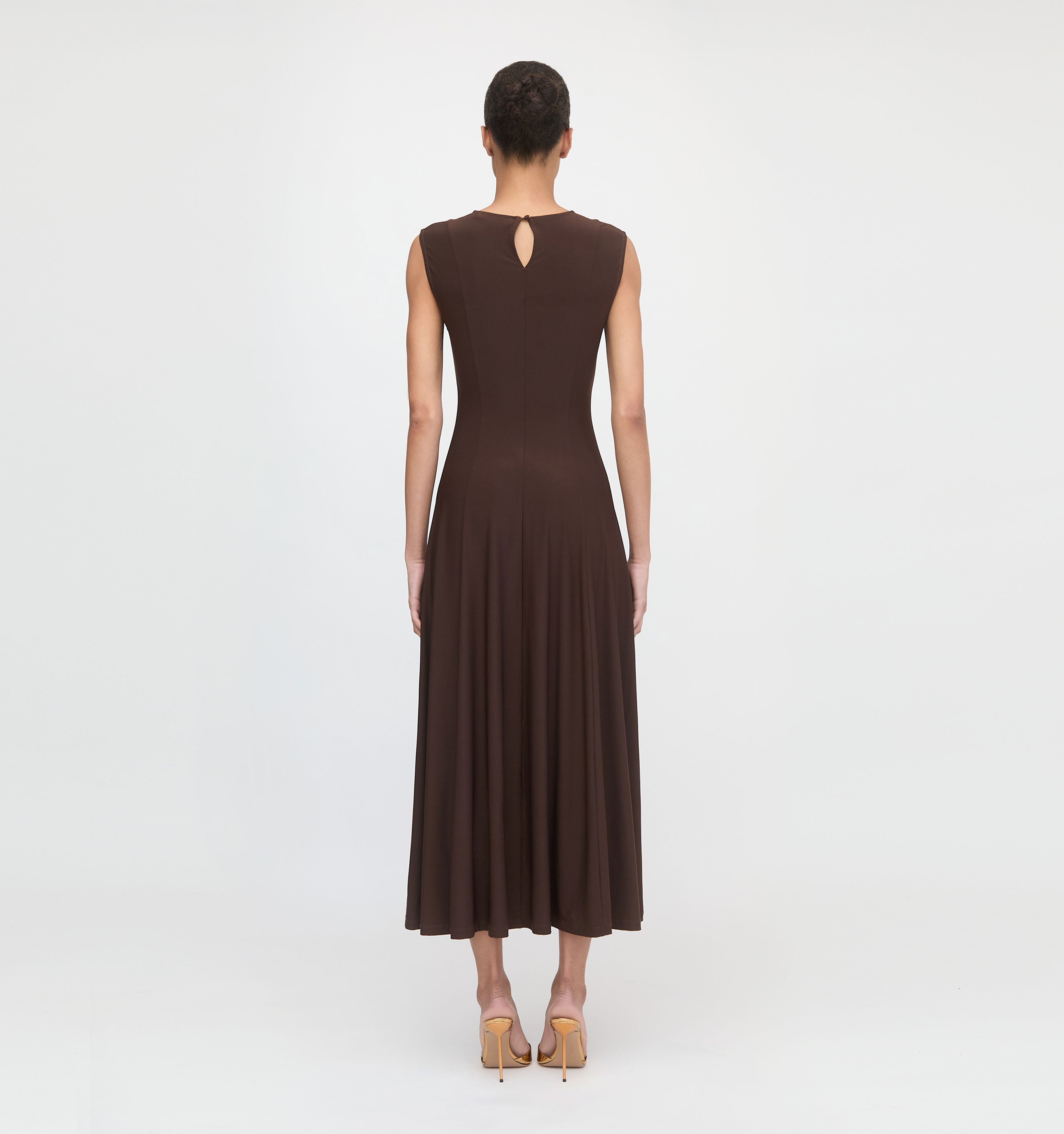 The Mila Dress - Chocolate Jersey