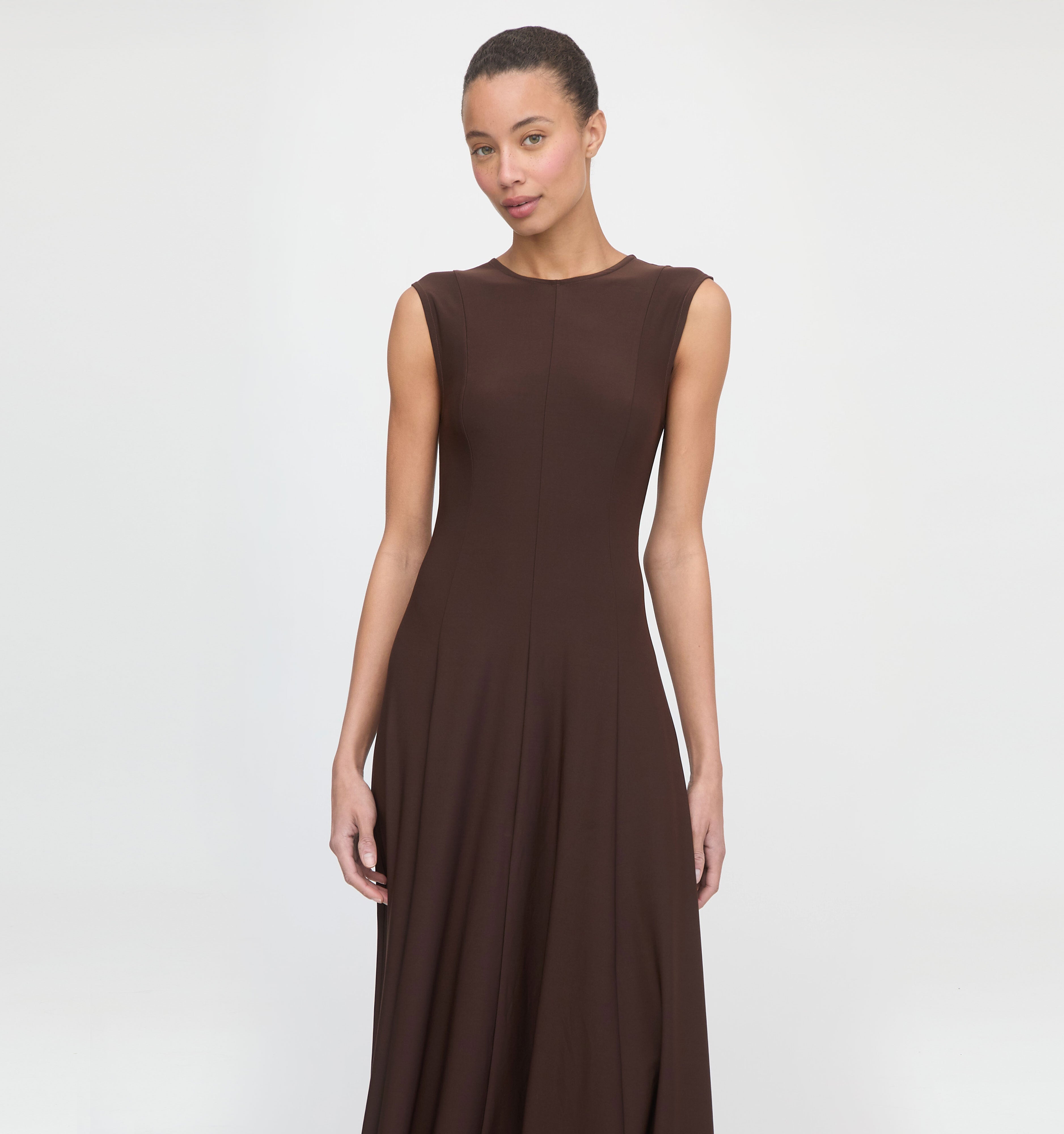 The Mila Dress - Chocolate Jersey – Hill House Home The Mila Dress - Chocolate Jersey – Hill House Home