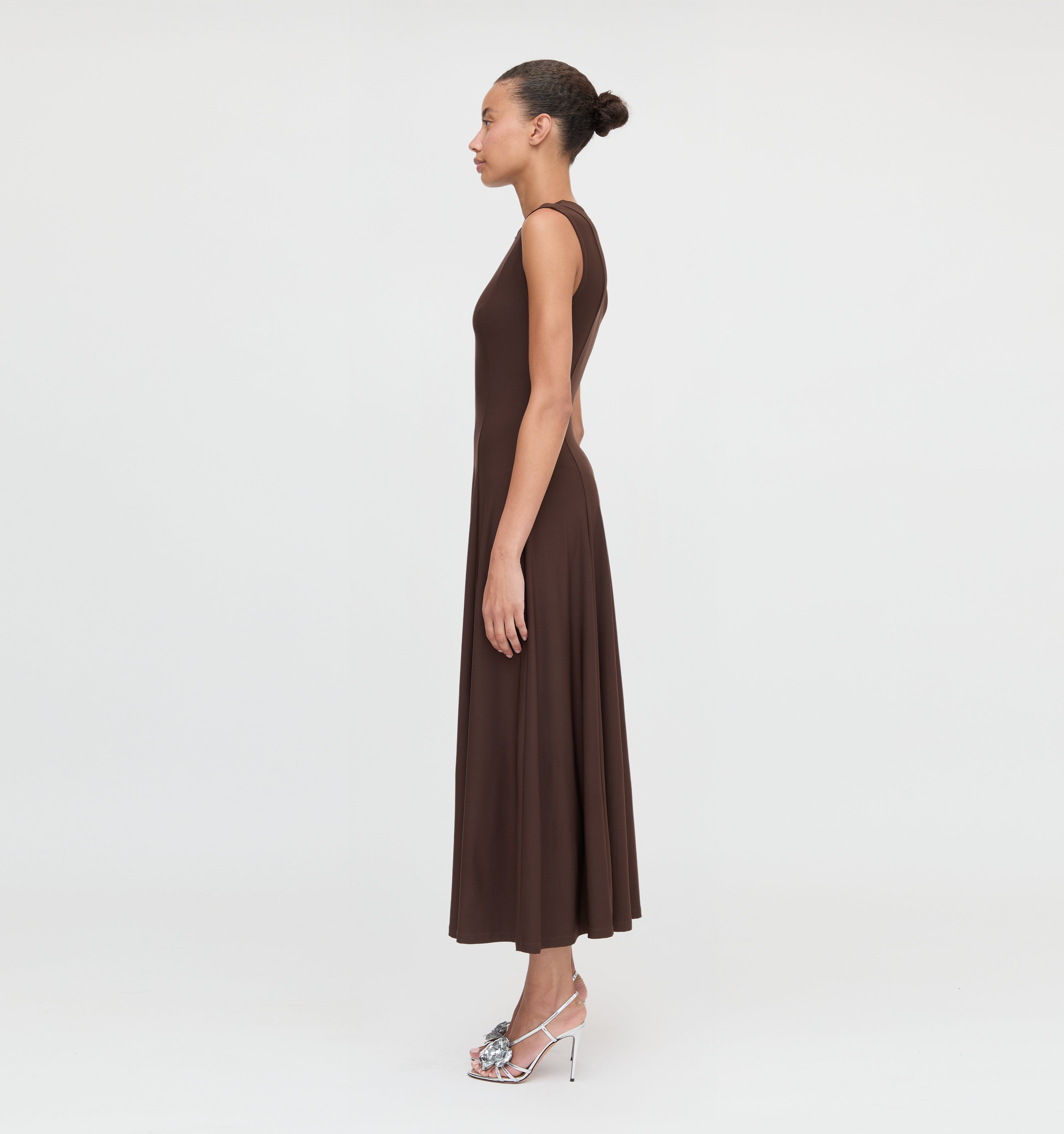 The Mila Dress - Chocolate Jersey