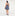 The Fleur Mini Dress - Navy Trailing Fern
