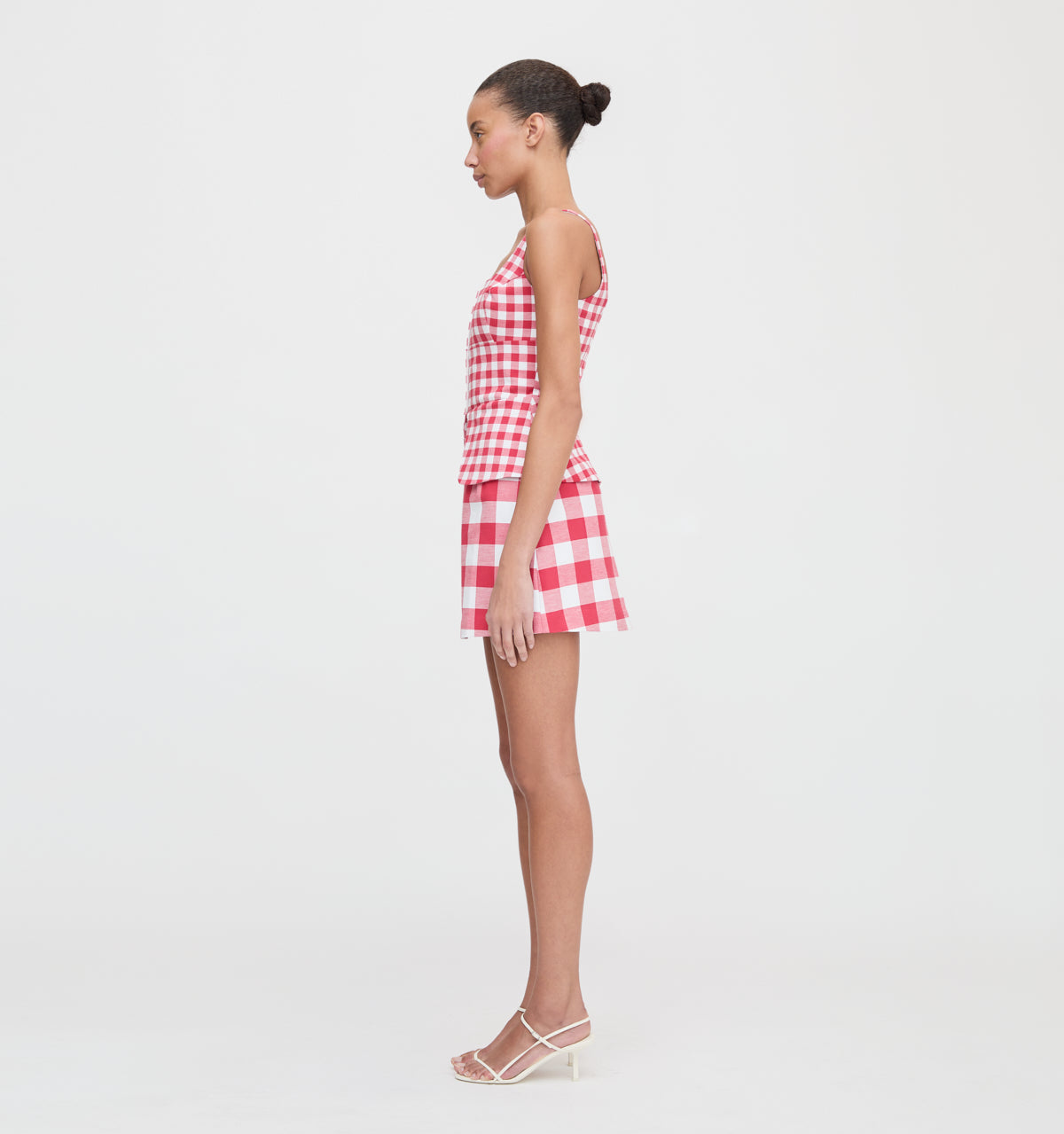 The Hallie Skirt - Red Gingham
