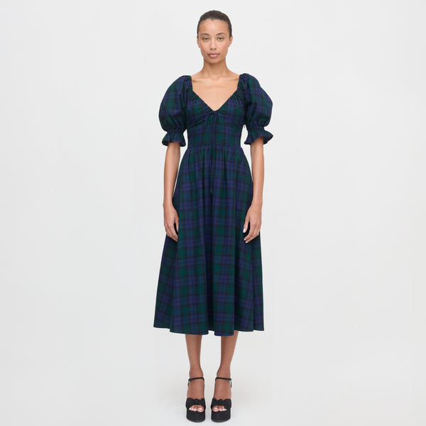 s*u様 house on the hill L/S Tee (Checker) The Ophelia Dress - Blackwatch Tartan – Hill House Home