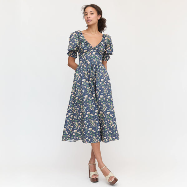 ワンピース house on the hill Dress navy 80 TheOpheliaDress_Bluebonnet_Nav
