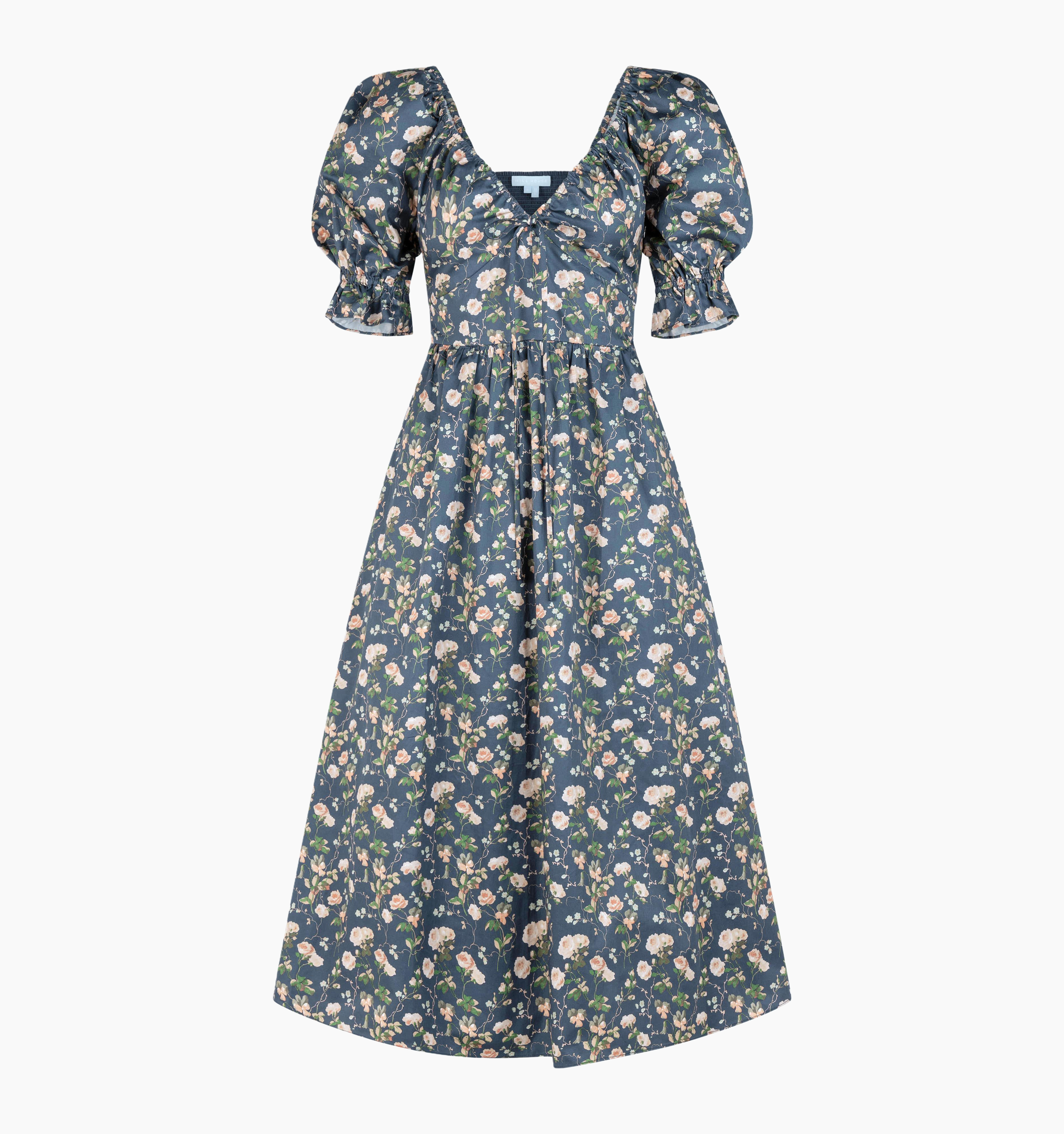 The Ophelia Dress - Navy Bluebonnet