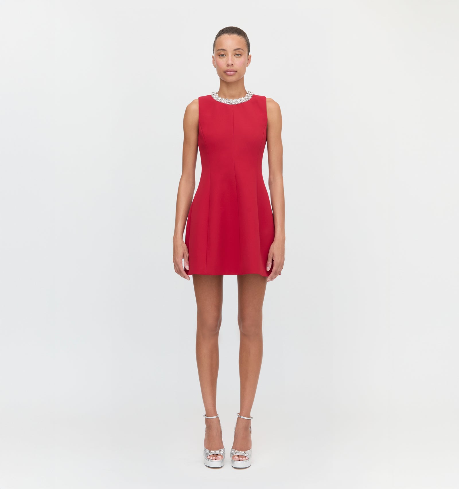 The Parker Dress | Cherry / L | 100% Polyester