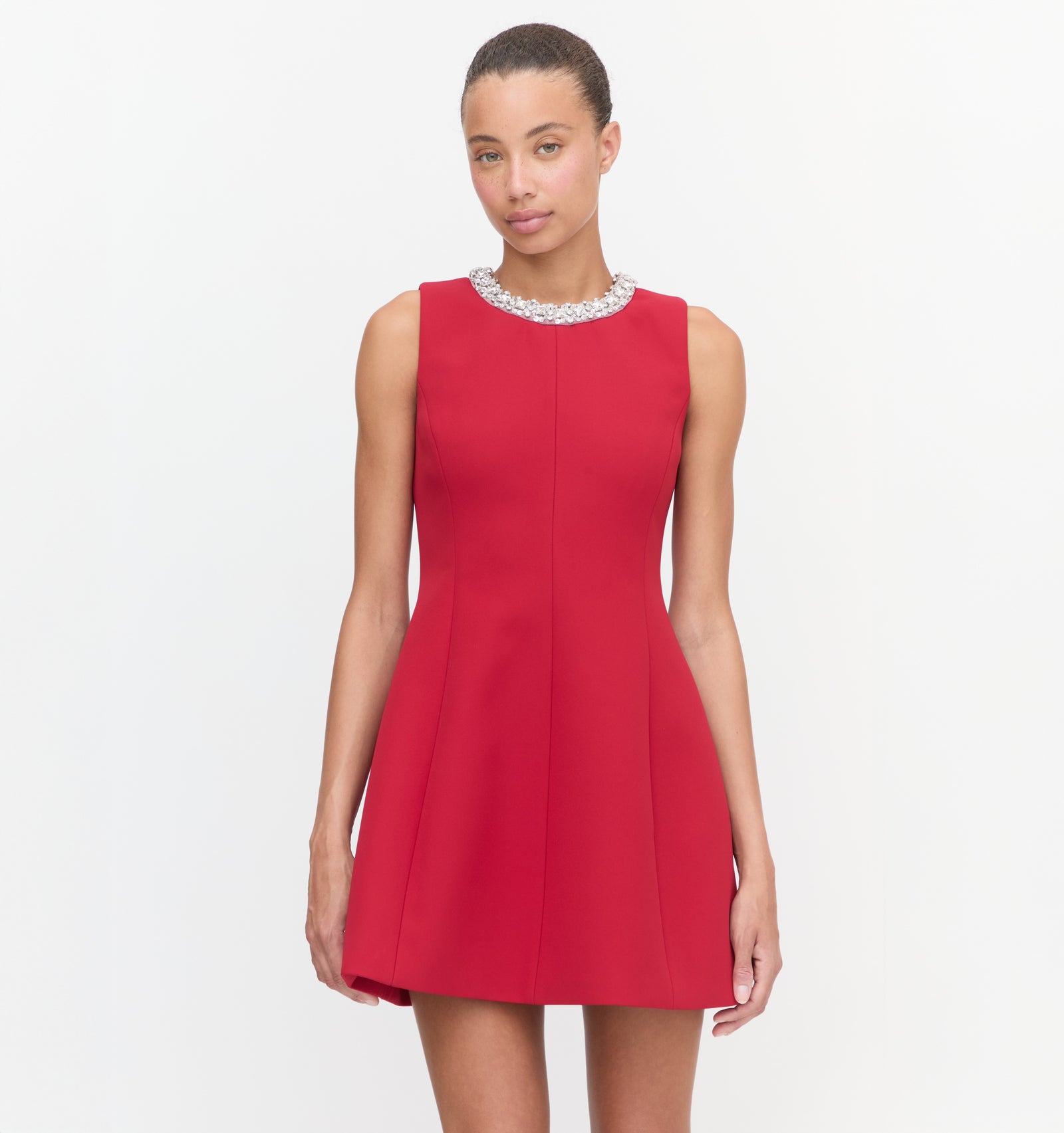 The Parker Dress | Cherry / L | 100% Polyester