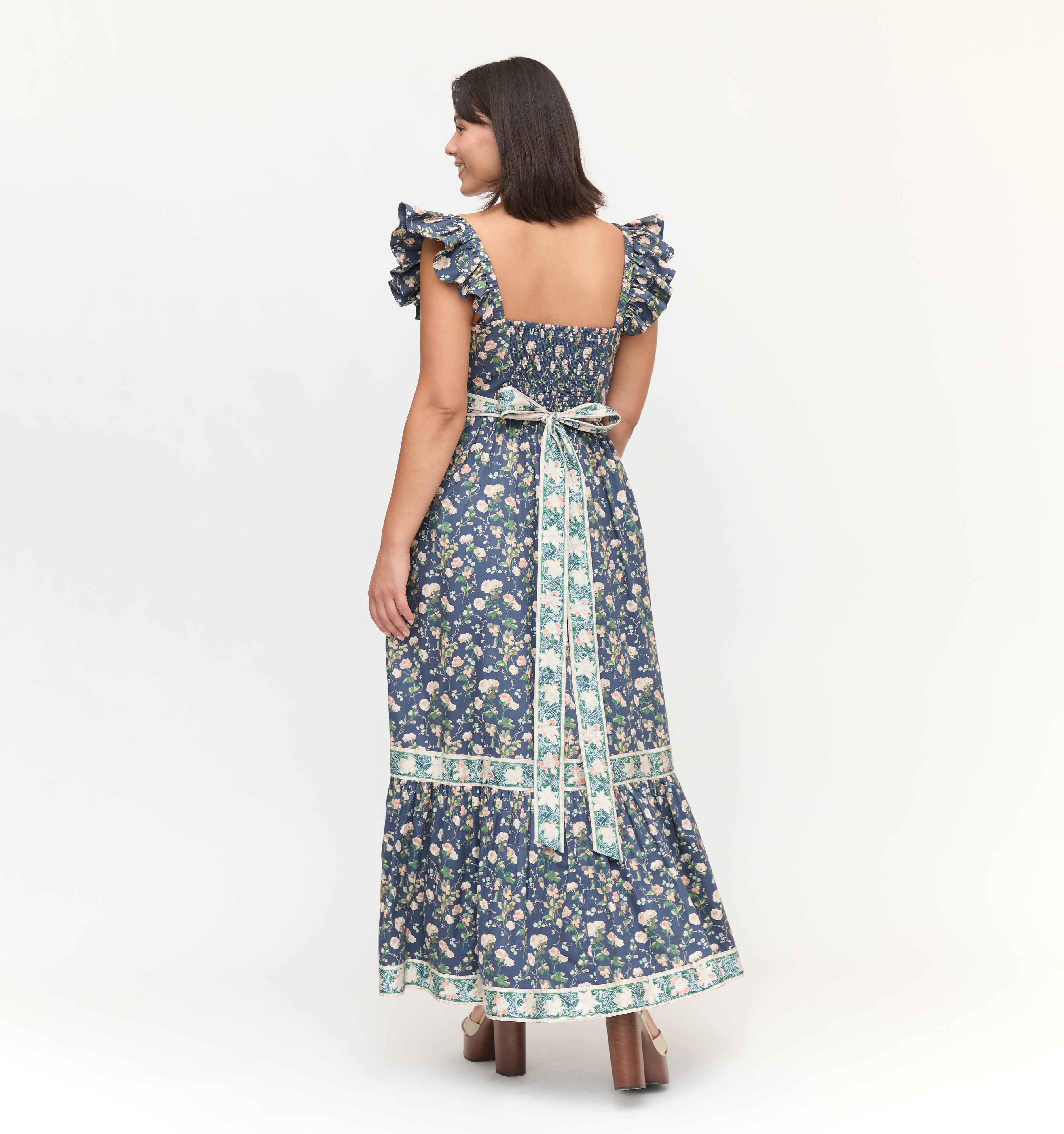 The Pippa Dress - Navy Bluebonnet