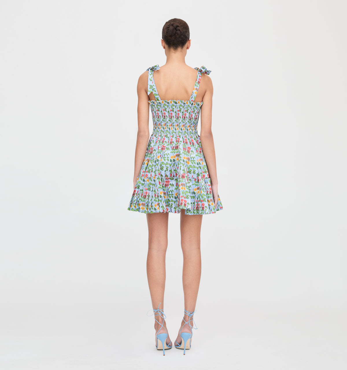 The Ribbon Charlotte Nap Dress - Geranium Stripe