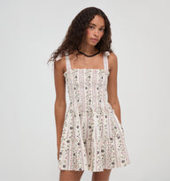 The Ribbon Charlotte Nap Dress - Kelmscott Ribbon Stripe – Hill