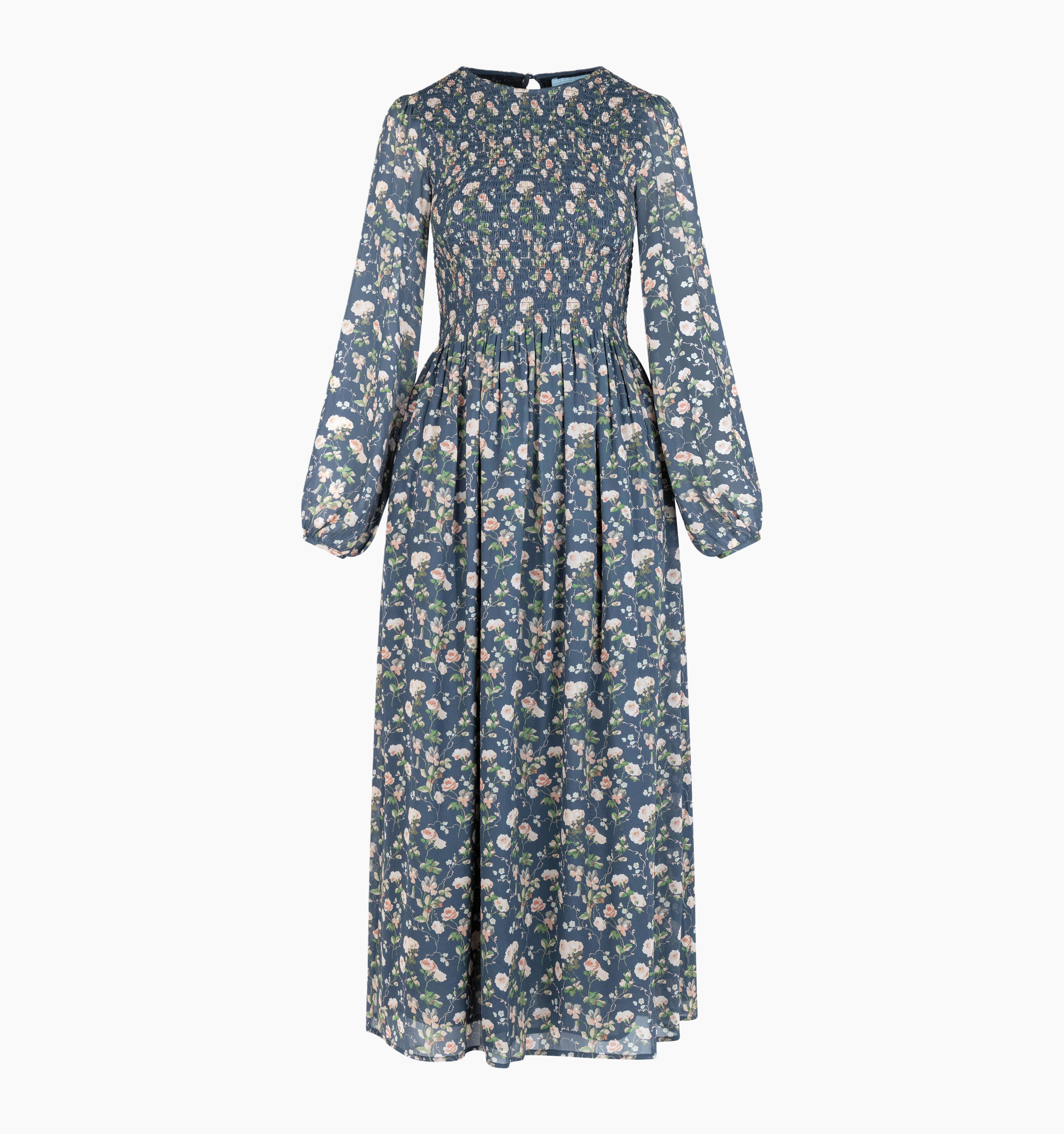 The Ruby Nap Dress - Navy Bluebonnet