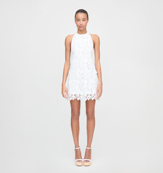 HILL HOUSE HOME The Sasha Dress - White Floral Lace