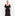 The Scarlett Nap Dress - Black Tonal Seersucker
