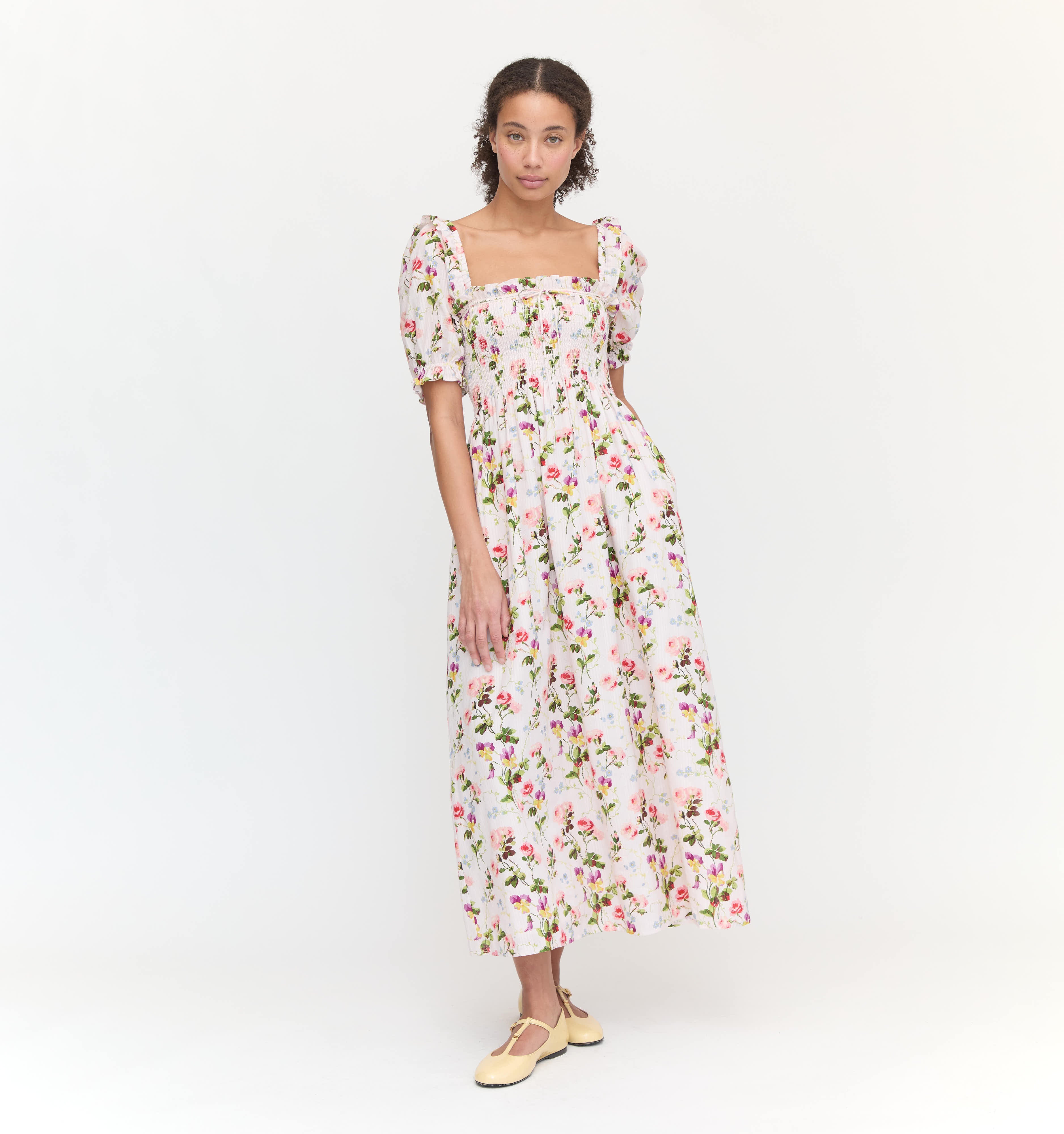 The Scarlett Nap Dress - Pink Bluebonnet