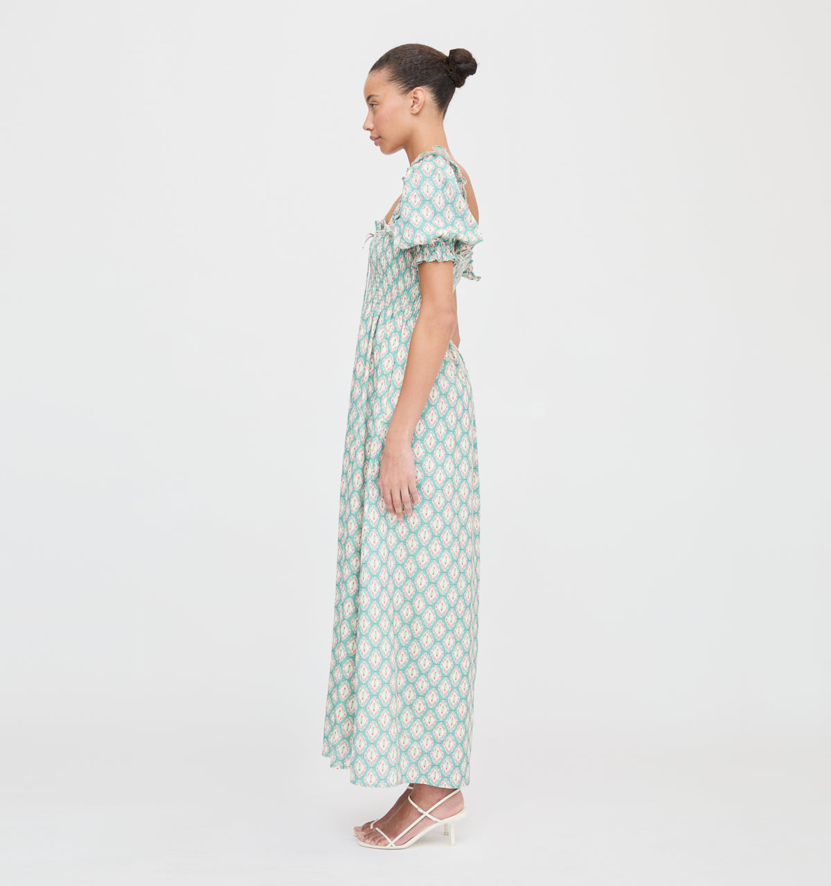 The Scarlett Nap Dress - Raspberry Ikat