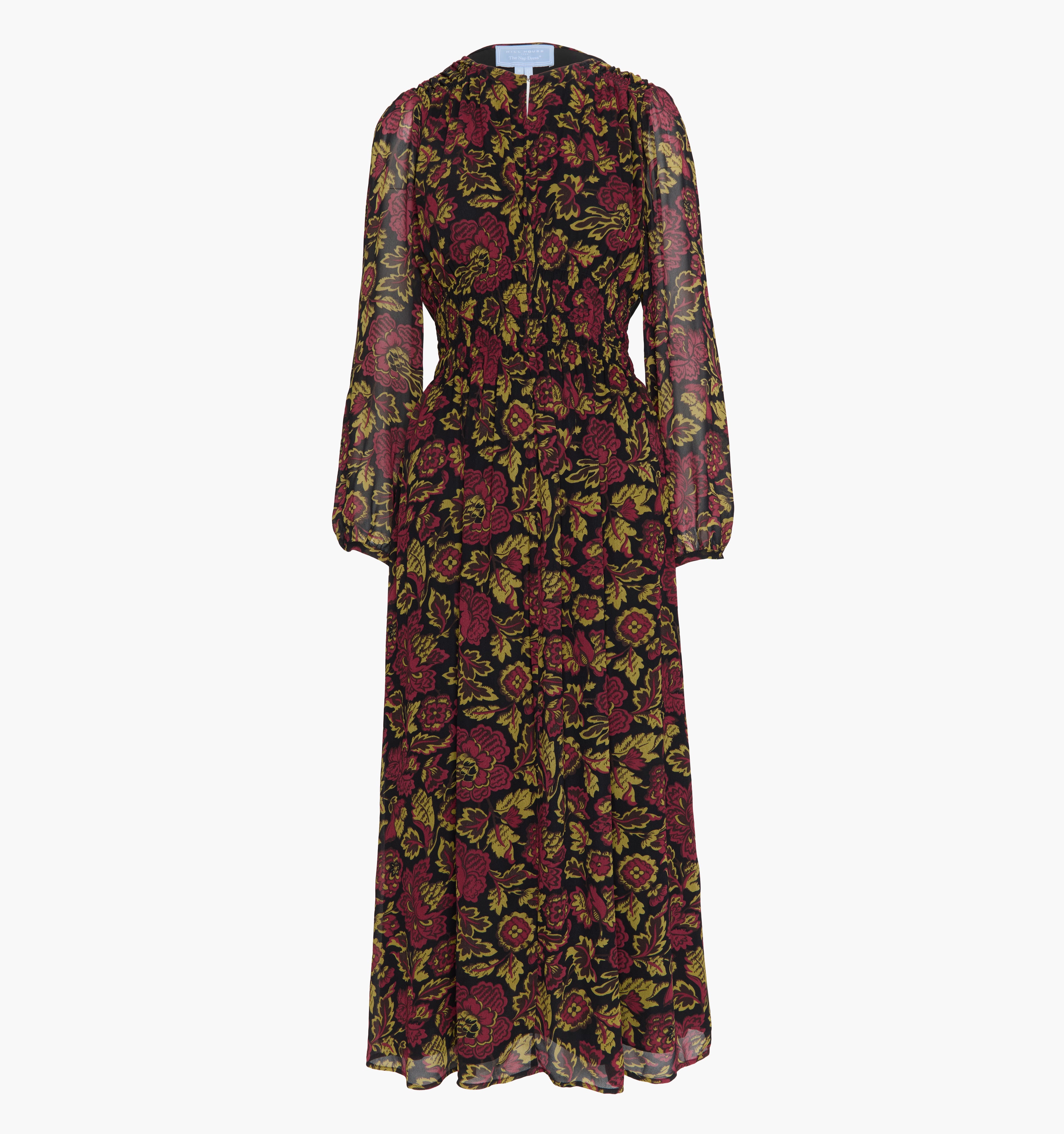 The Rosely Dress - Black Palampore Floral – Hill House Home