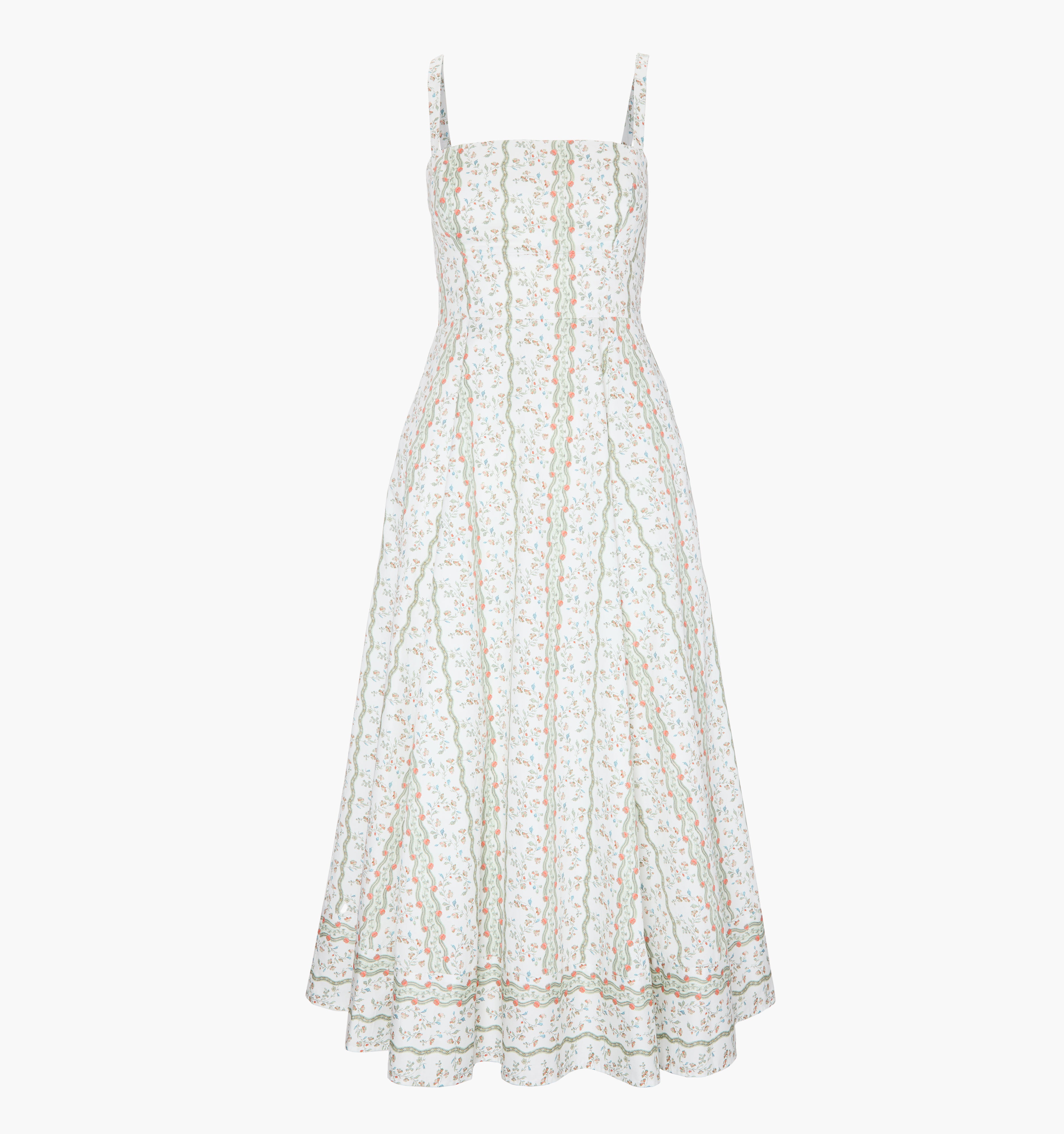 The Margot Dress -  Green Provence Floral
