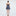 The Seraphina Mini Nap Dress - Navy Trailing Fern