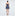 The Seraphina Mini Nap Dress - Navy Trailing Fern