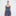 The Seraphina Mini Nap Dress - Navy Trailing Fern