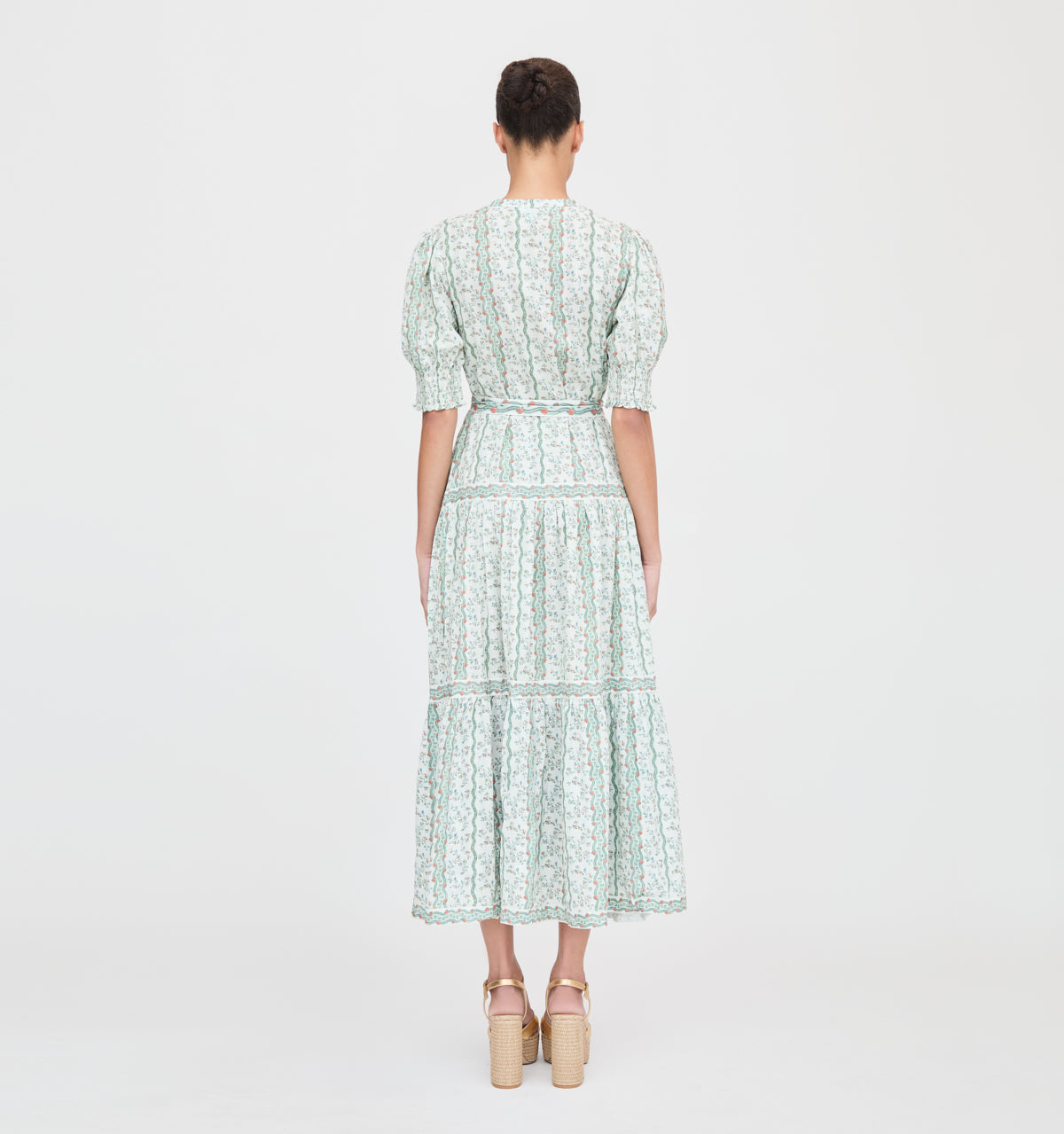 The Yara Dress -  Green Provence Floral