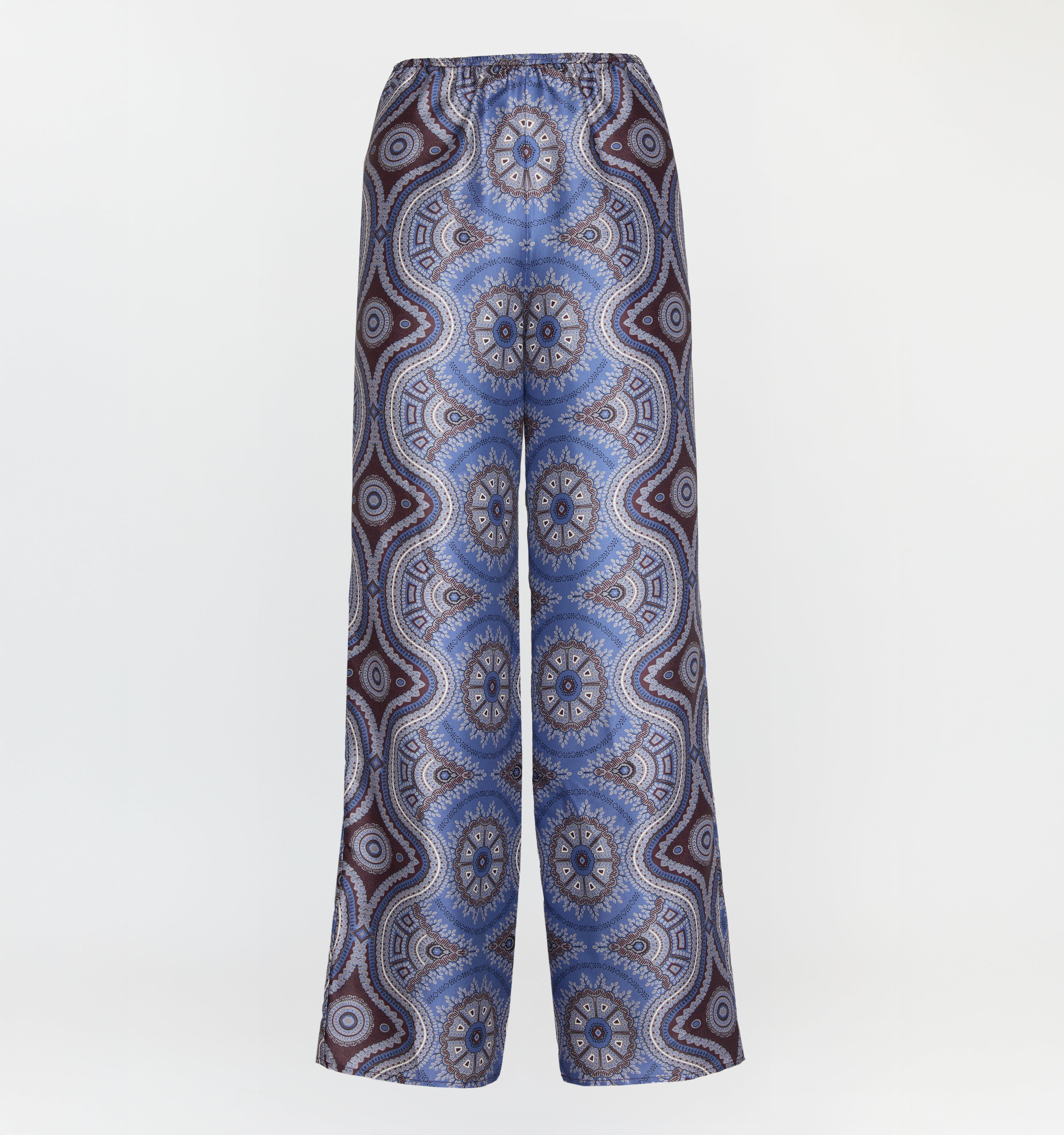 The Taylor Pant - Brown Cobalt Medallion – Hill House Home