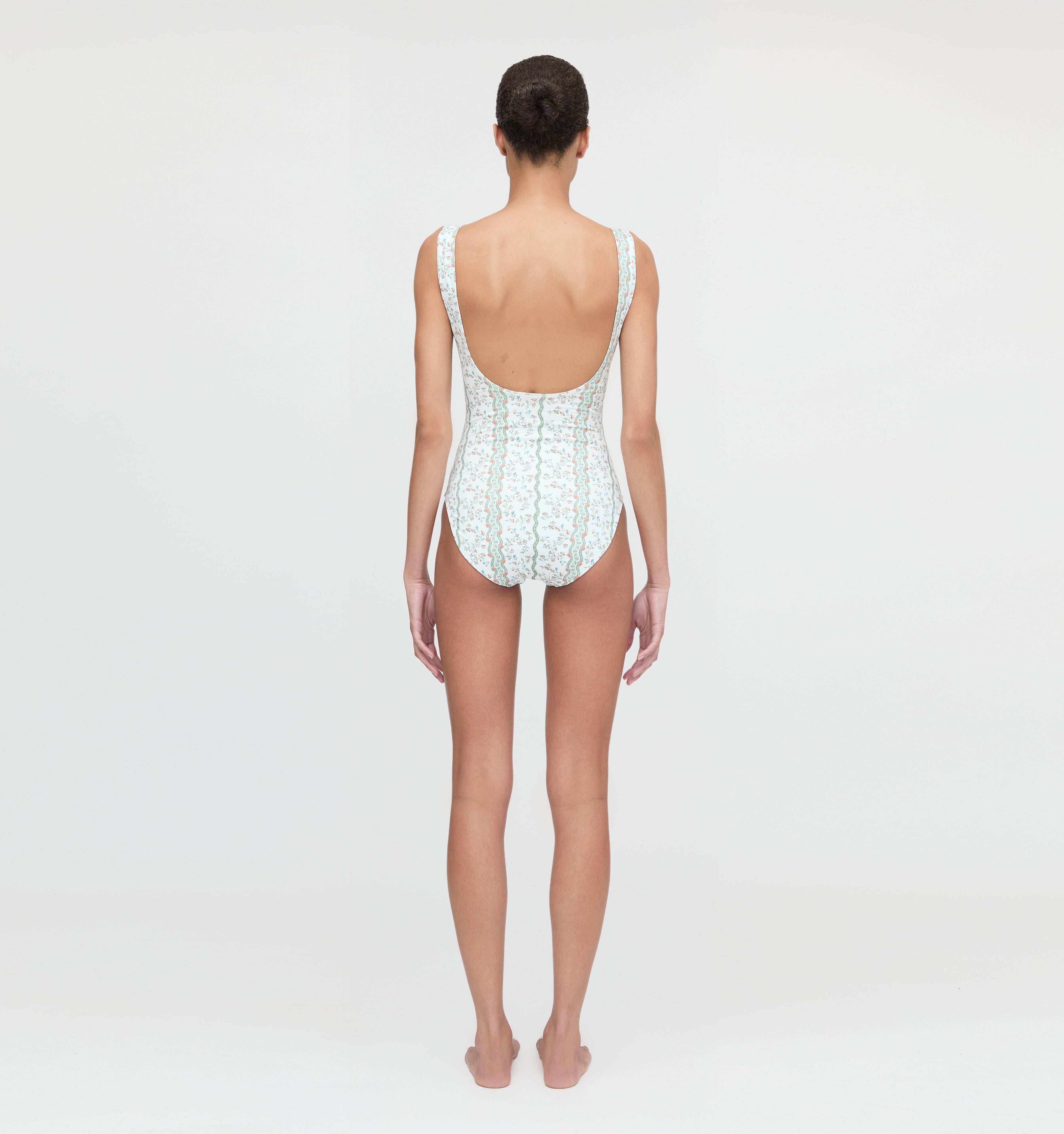 The Tessa One Piece - Green Provence Floral – Hill House Home