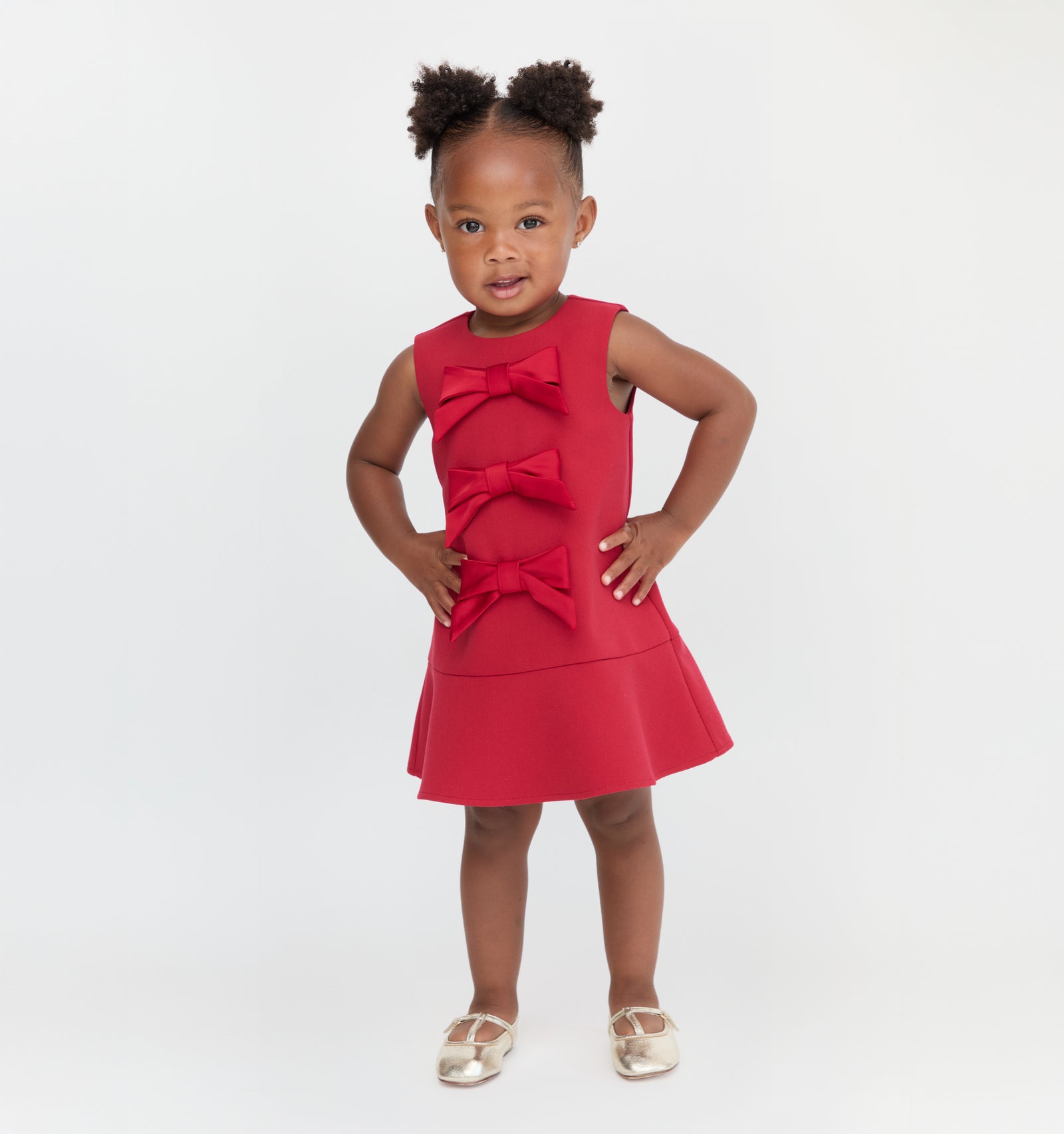 The Baby Blythe Dress in Cherry color: Cherry