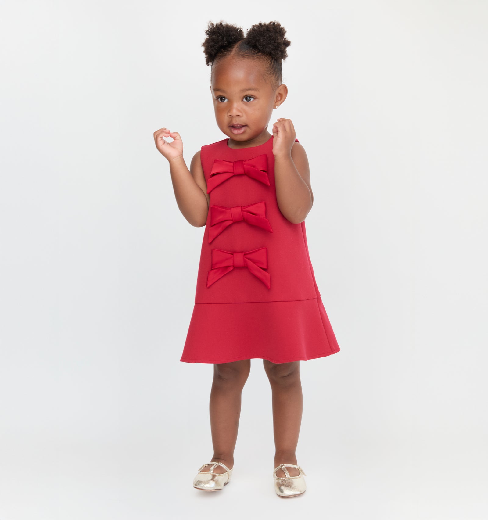 The Baby Blythe Dress in Cherry color: Cherry