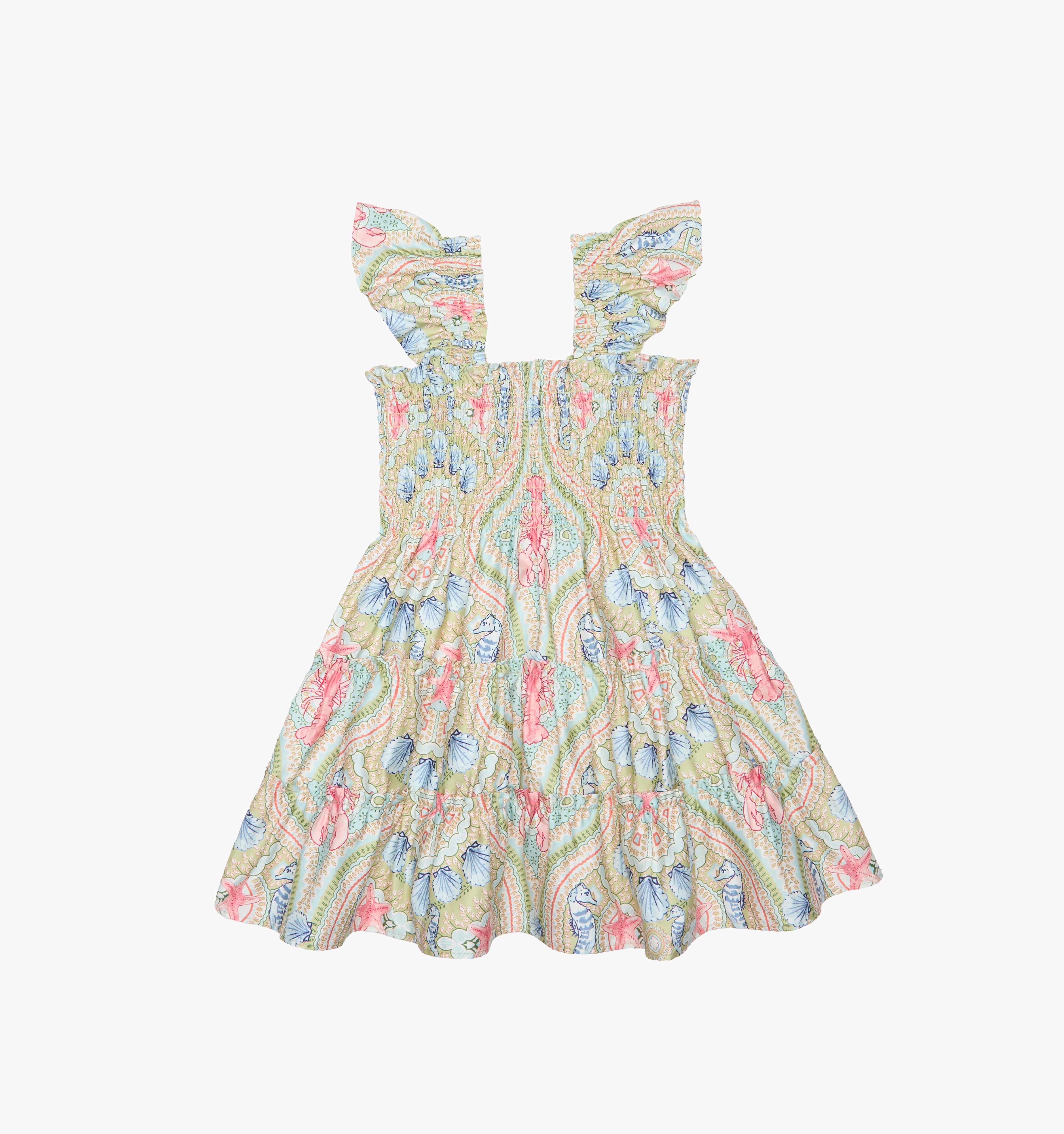 Roller Rabbit x Hill House The Tiny Ellie Nap Dress - Pink Monkey
