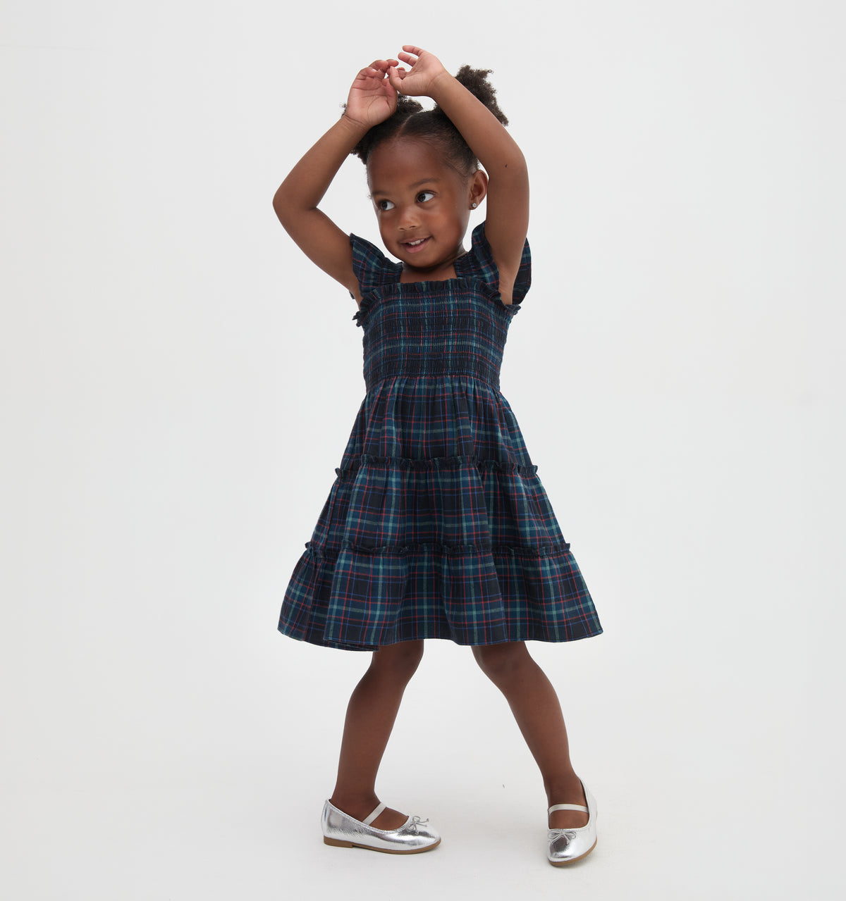 The Tiny Ellie Nap Dress - Jewel Tartan