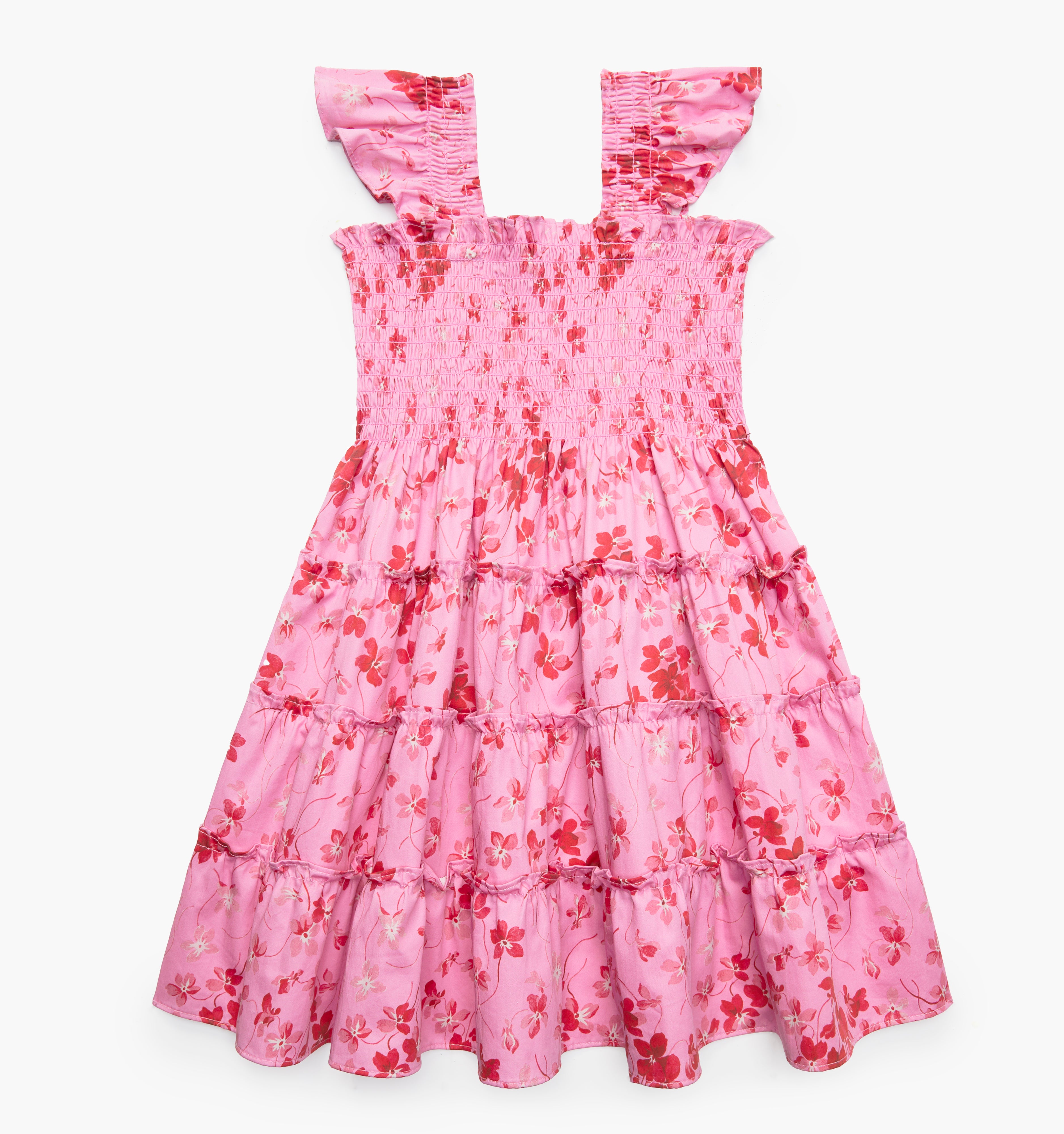 The Tiny Ellie Nap Dress - Pink Sweet Peas