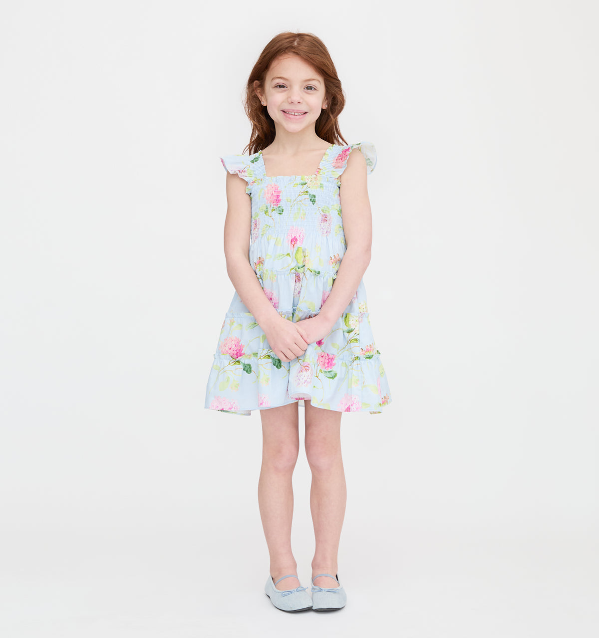The Tiny Ellie Nap Dress - Hydrangea Chintz