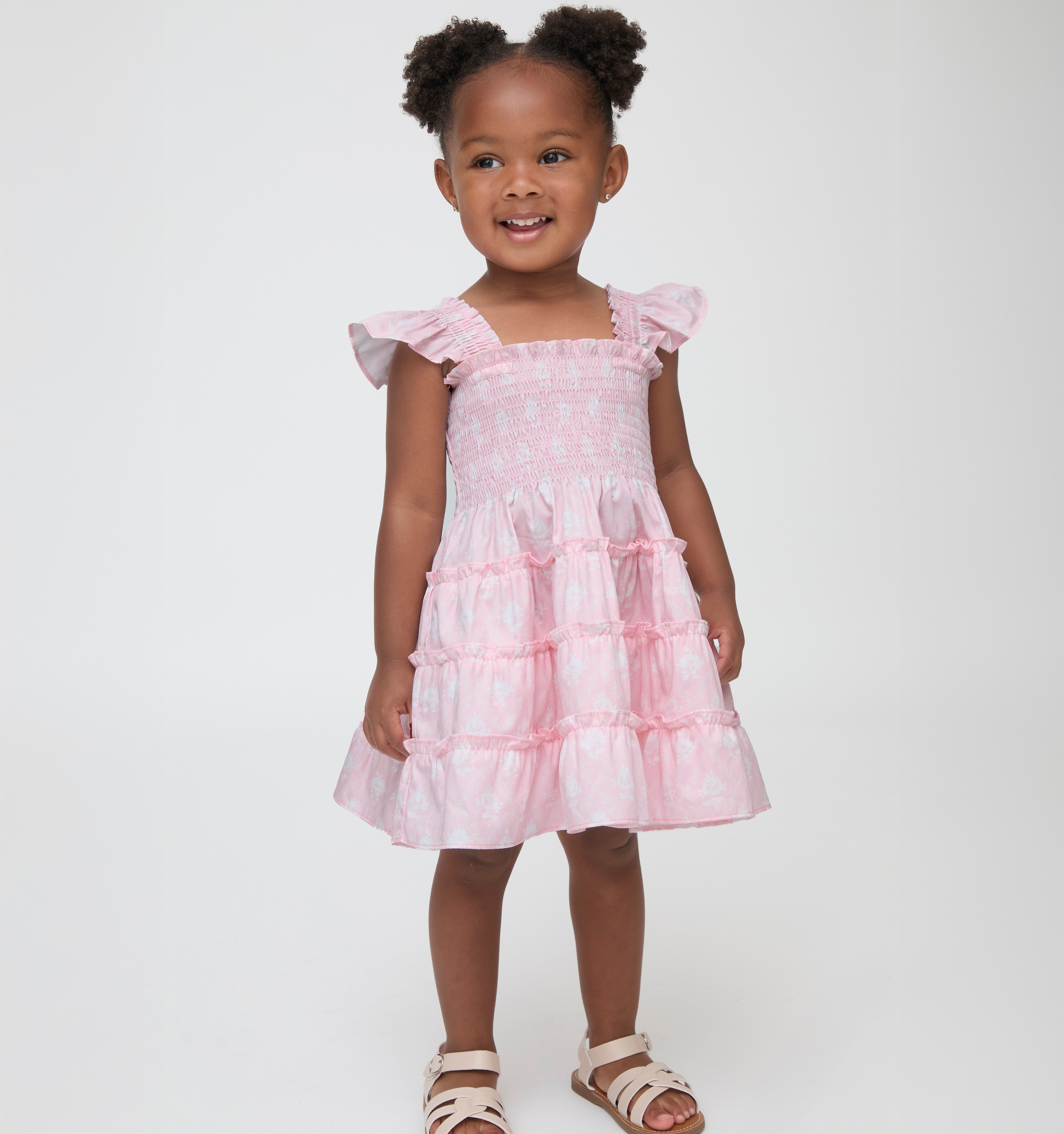 The Baby Ellie Nap Dress - Pink Ambrose Floral