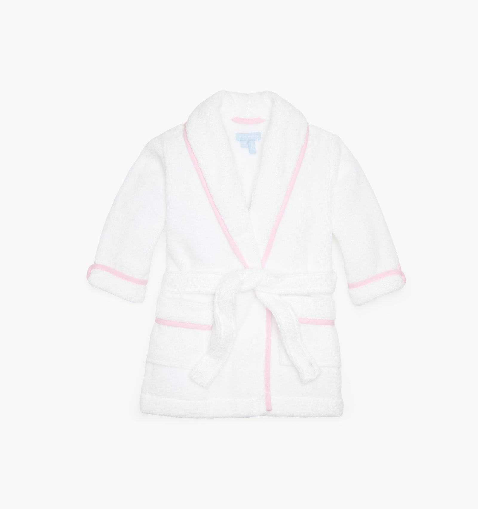 The Tiny Hotel Robe with Light Pink Piping