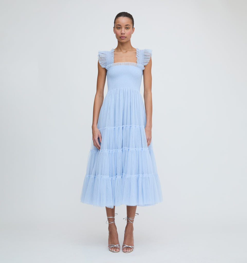 The Tulle Ellie Nap Dress - Powder Blue Tulle  Hill House Home