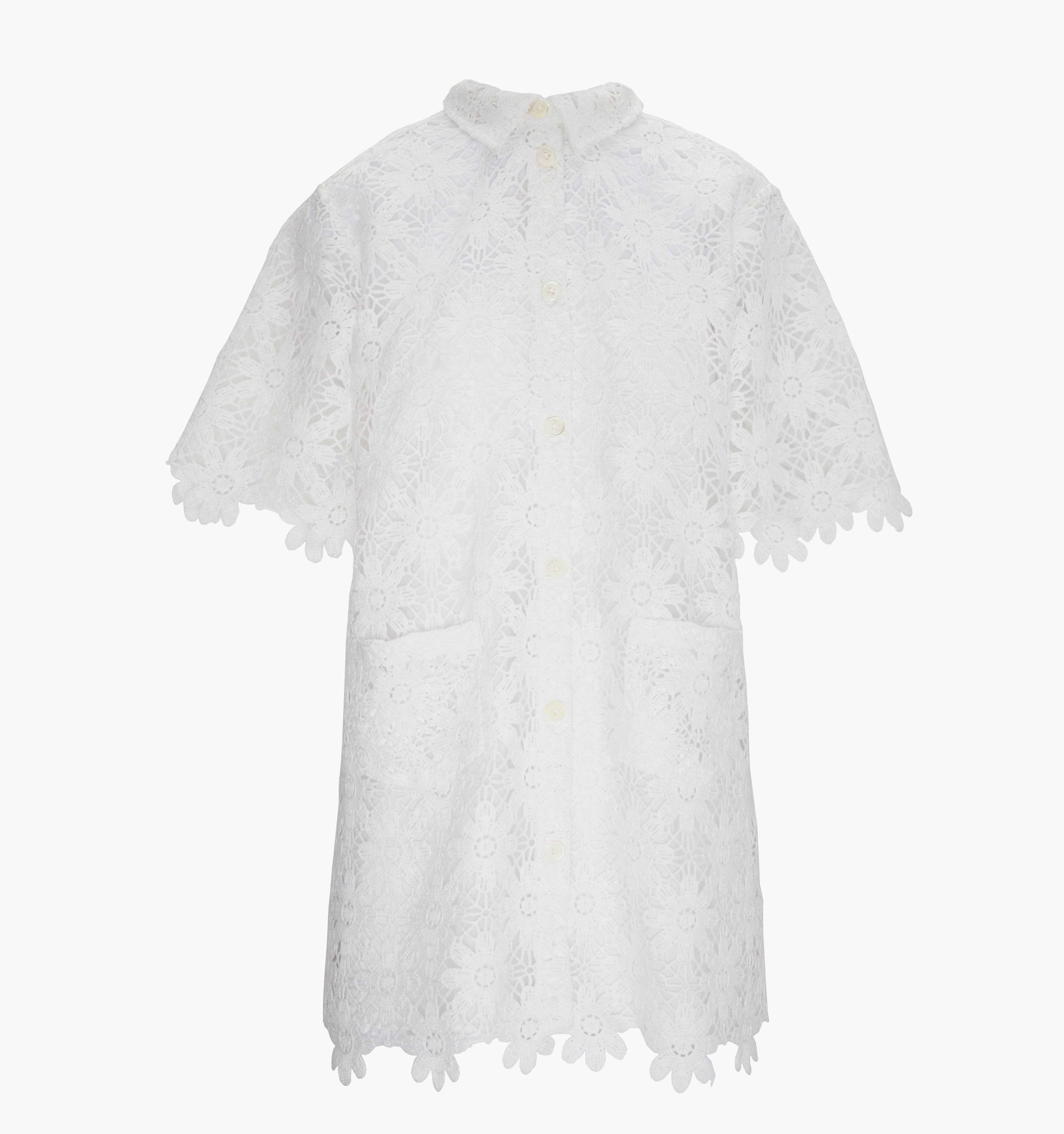 The Victoria Dress - White Daisy Crochet