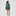The Long Sleeve Viola Dress - Windsor Paisley Emerald Green