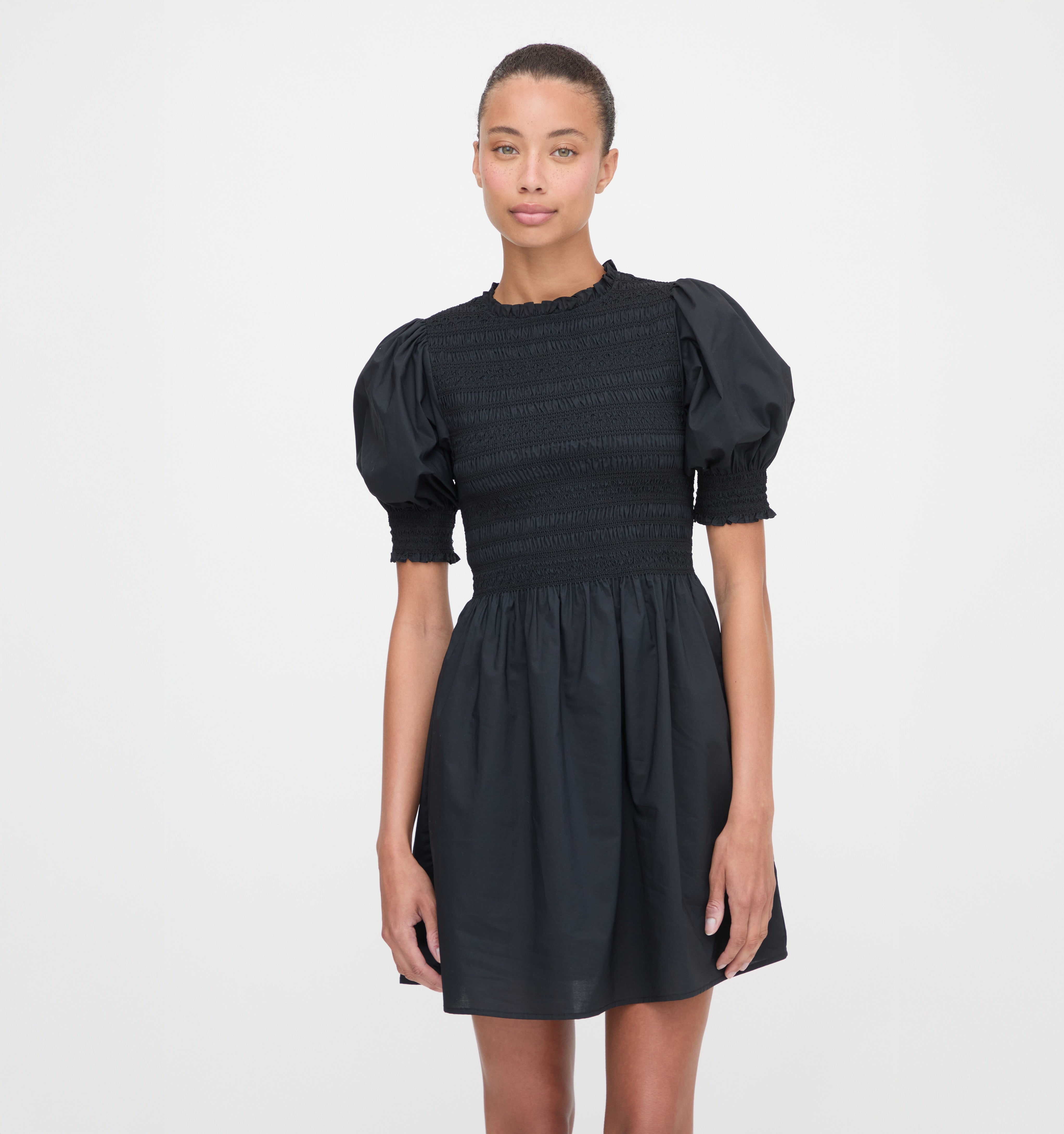 The Vivi Nap Dress - Black Cotton – Hill House Home