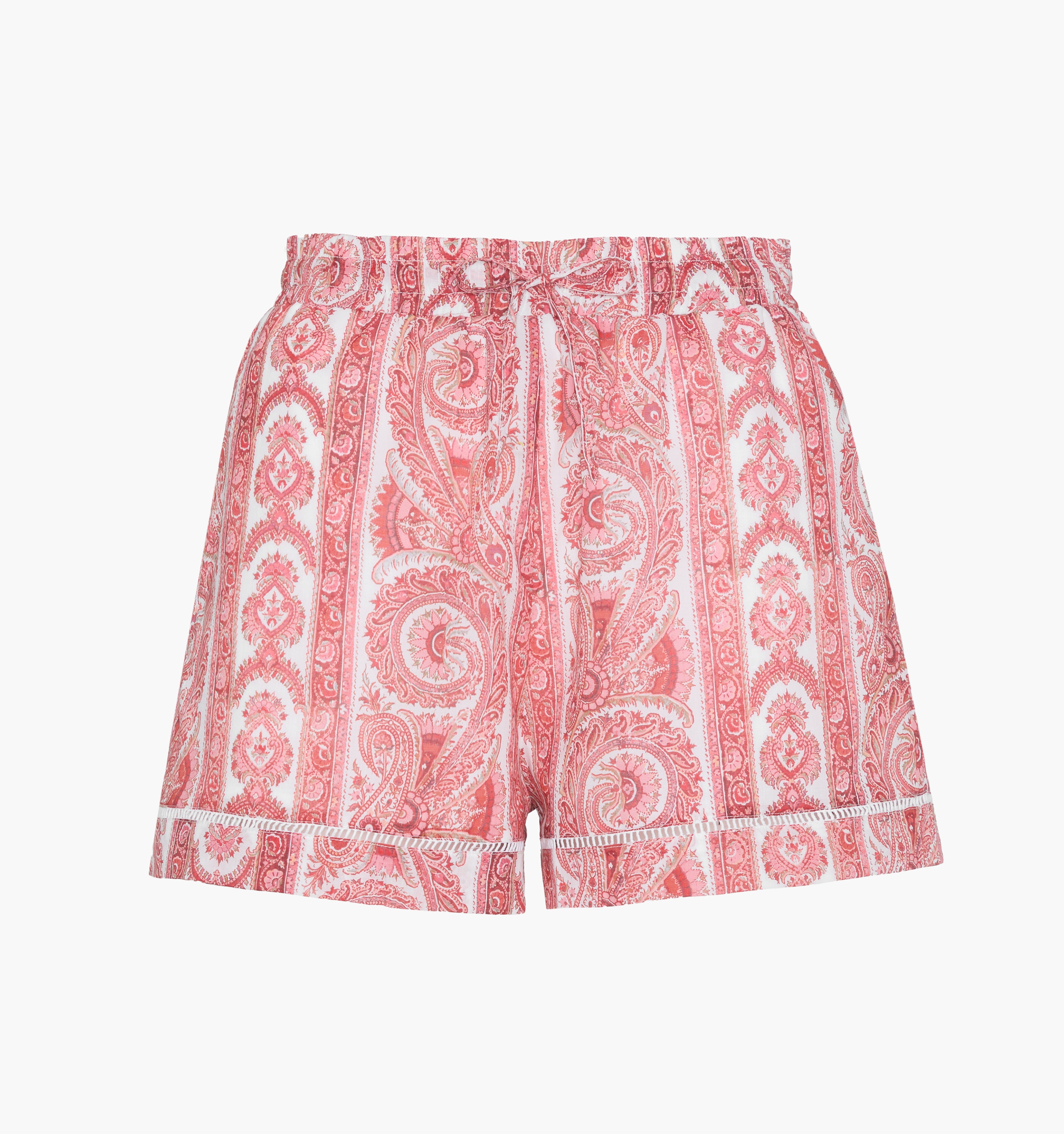 The Audrey Short - Coral Corsica Paisley – Hill House Home
