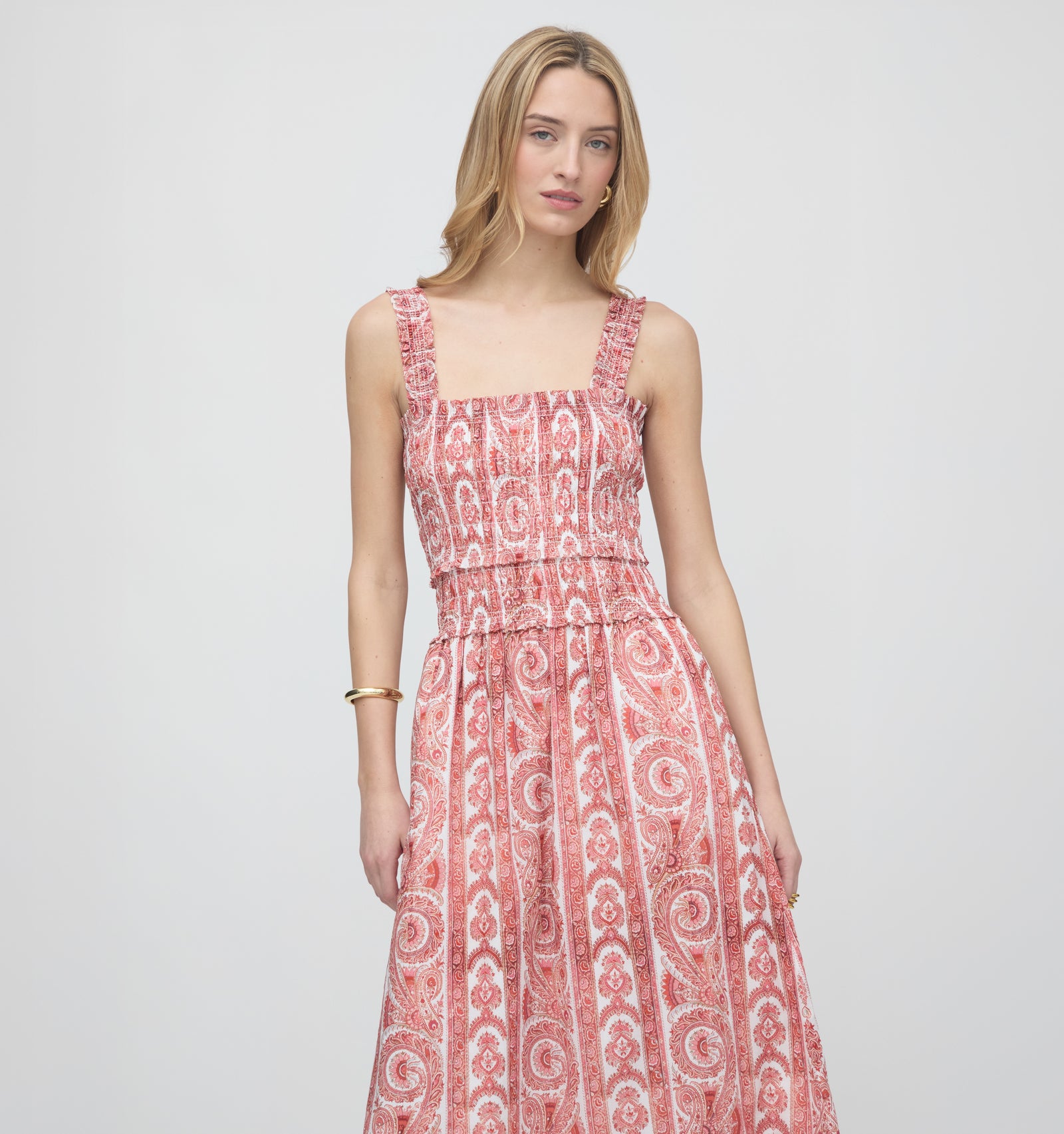 The Azalea Maxi Nap Dress | Coral Corsica Paisley / XL The Azalea Maxi Nap Dress | Coral Corsica Paisley / XL