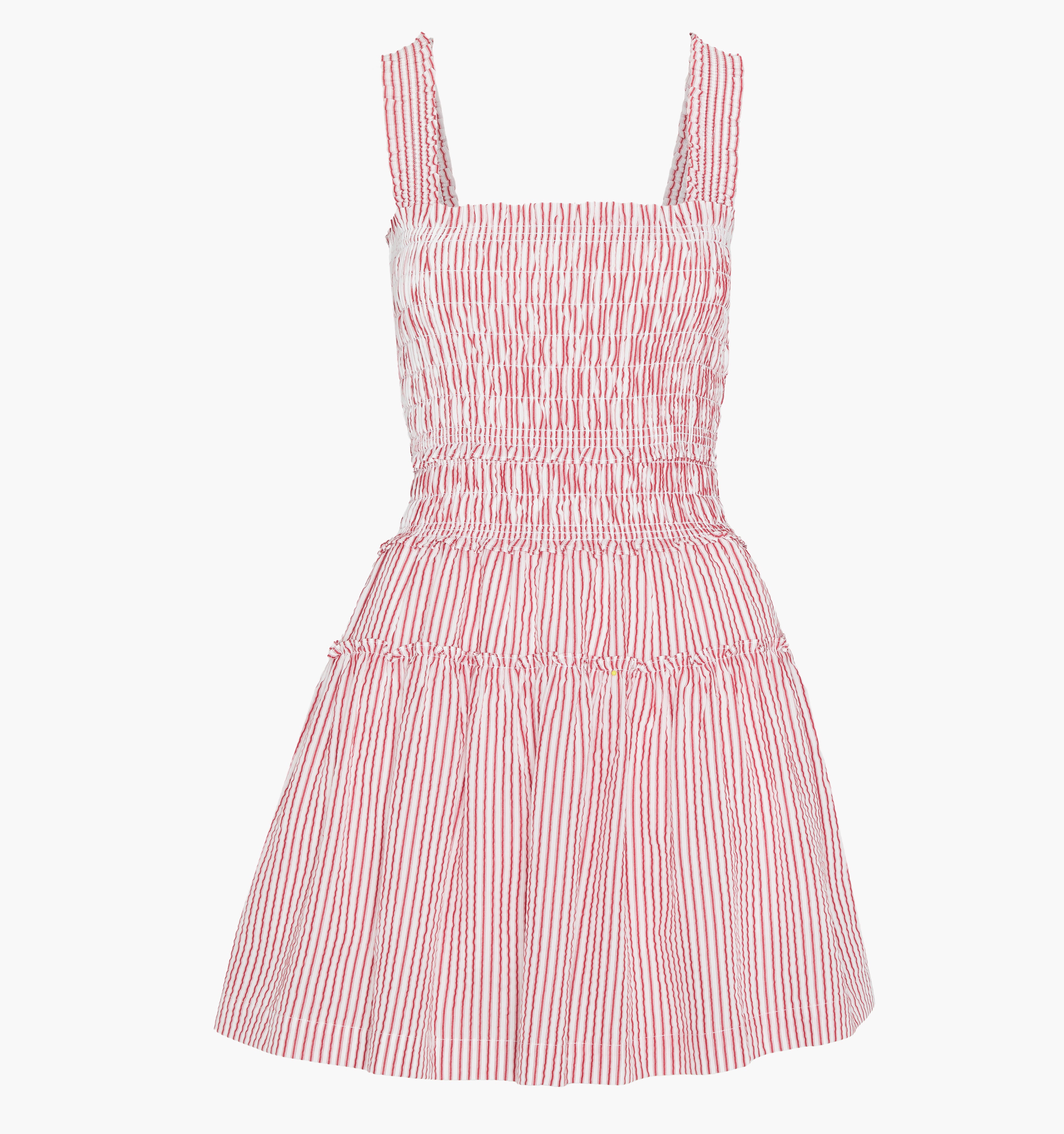 The Azalea Mini Nap Dress - Red Ticking Stripe – Hill House Home