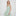 The Azalea Mini Nap Dress - Blue/Green Stripe