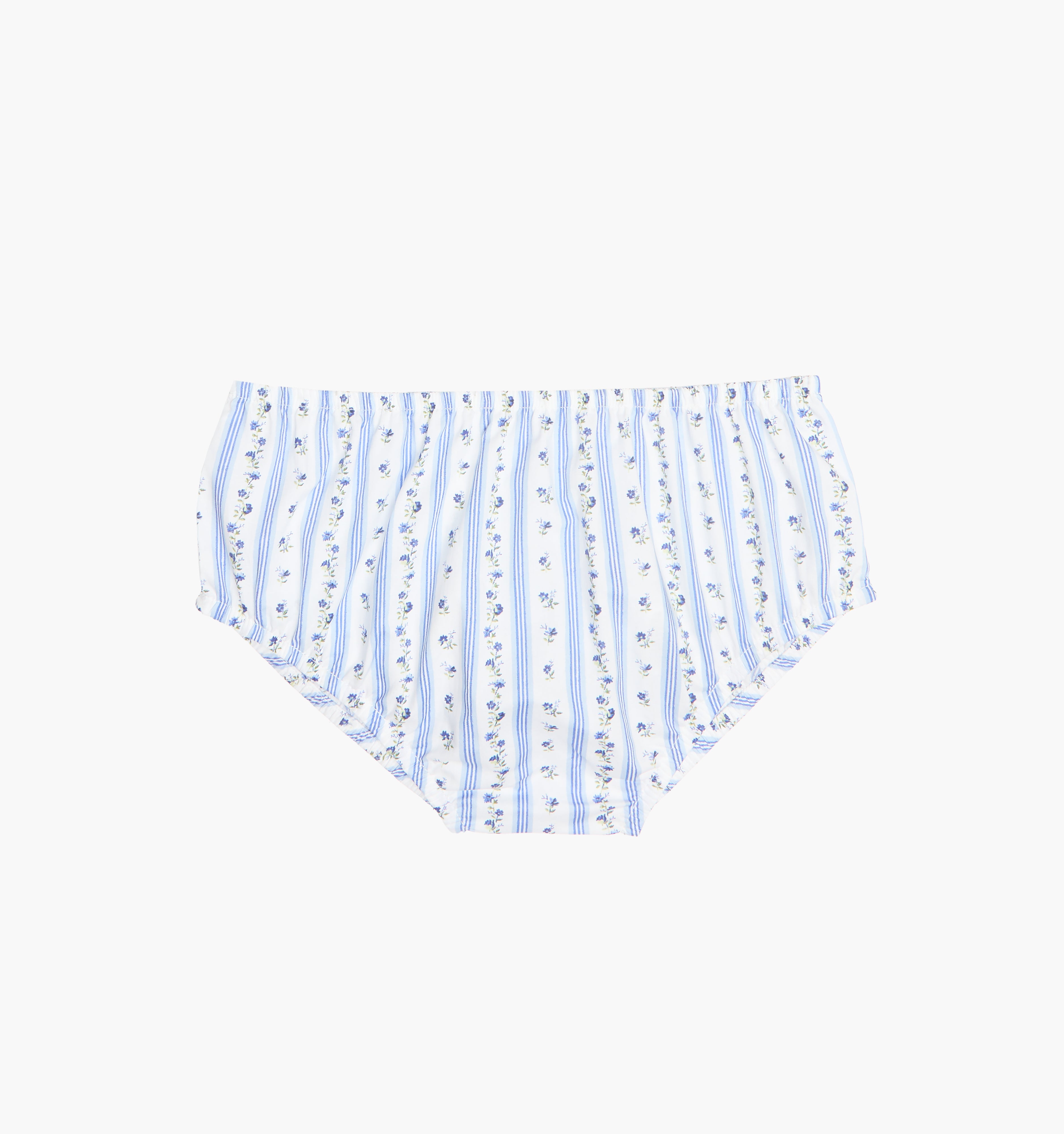 monogram: blue-petal-stripe