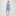 The Charlotte Nap Dress - Blue Arcadia Border