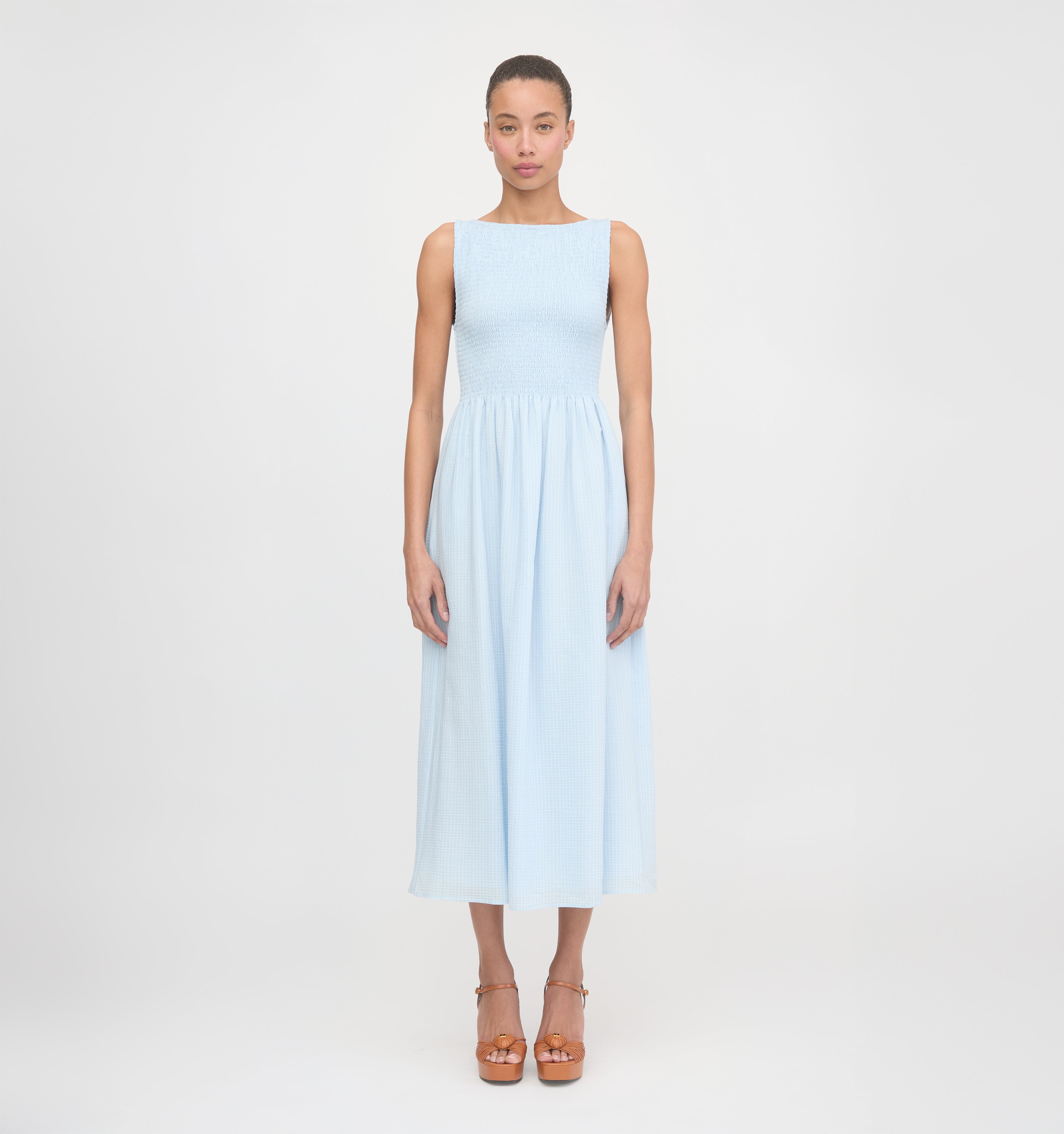 The Cosima Nap Dress - Pale Blue