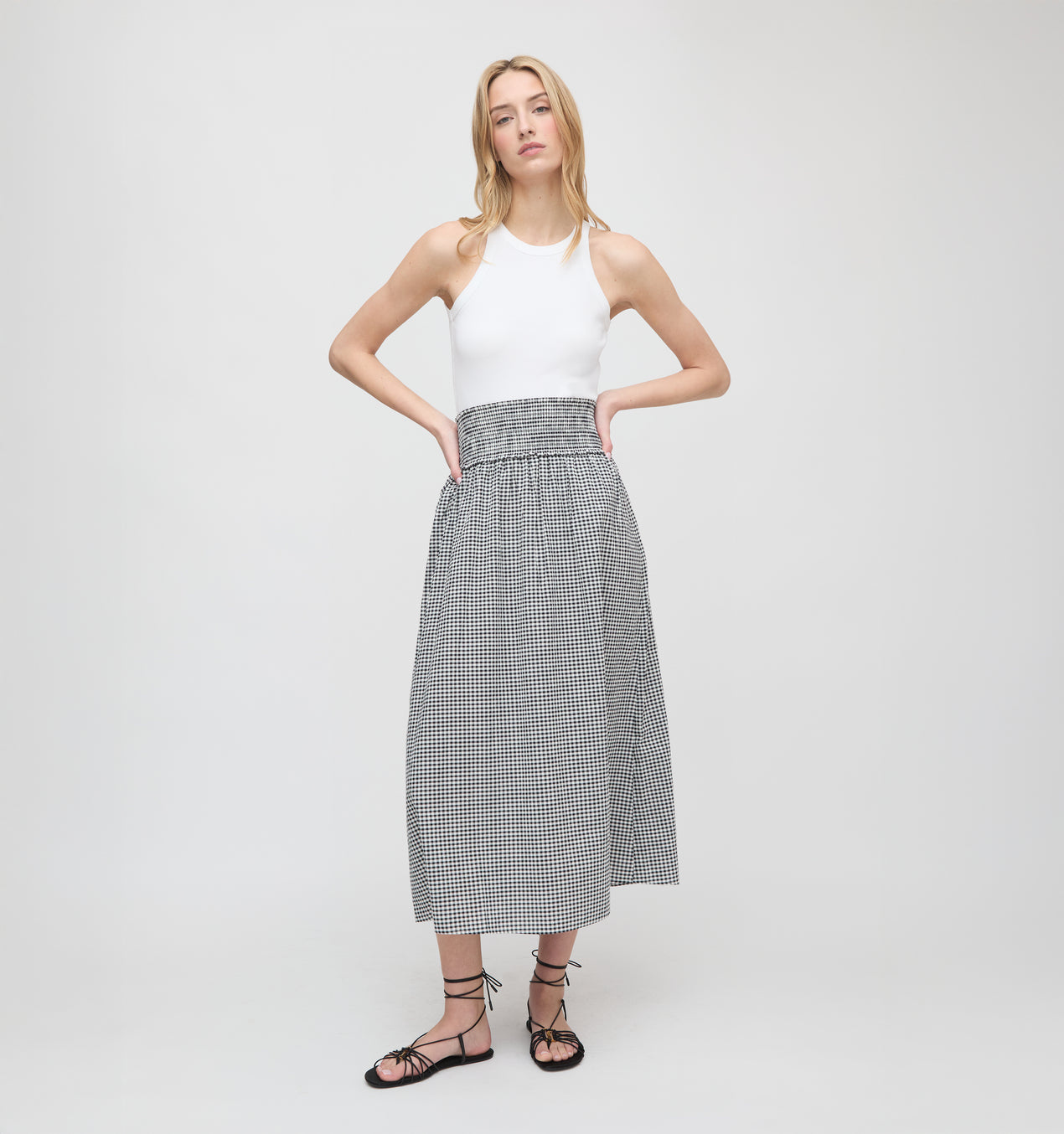 The Delphine Nap Skirt Gingham The Delphine Nap Skirt Gingham