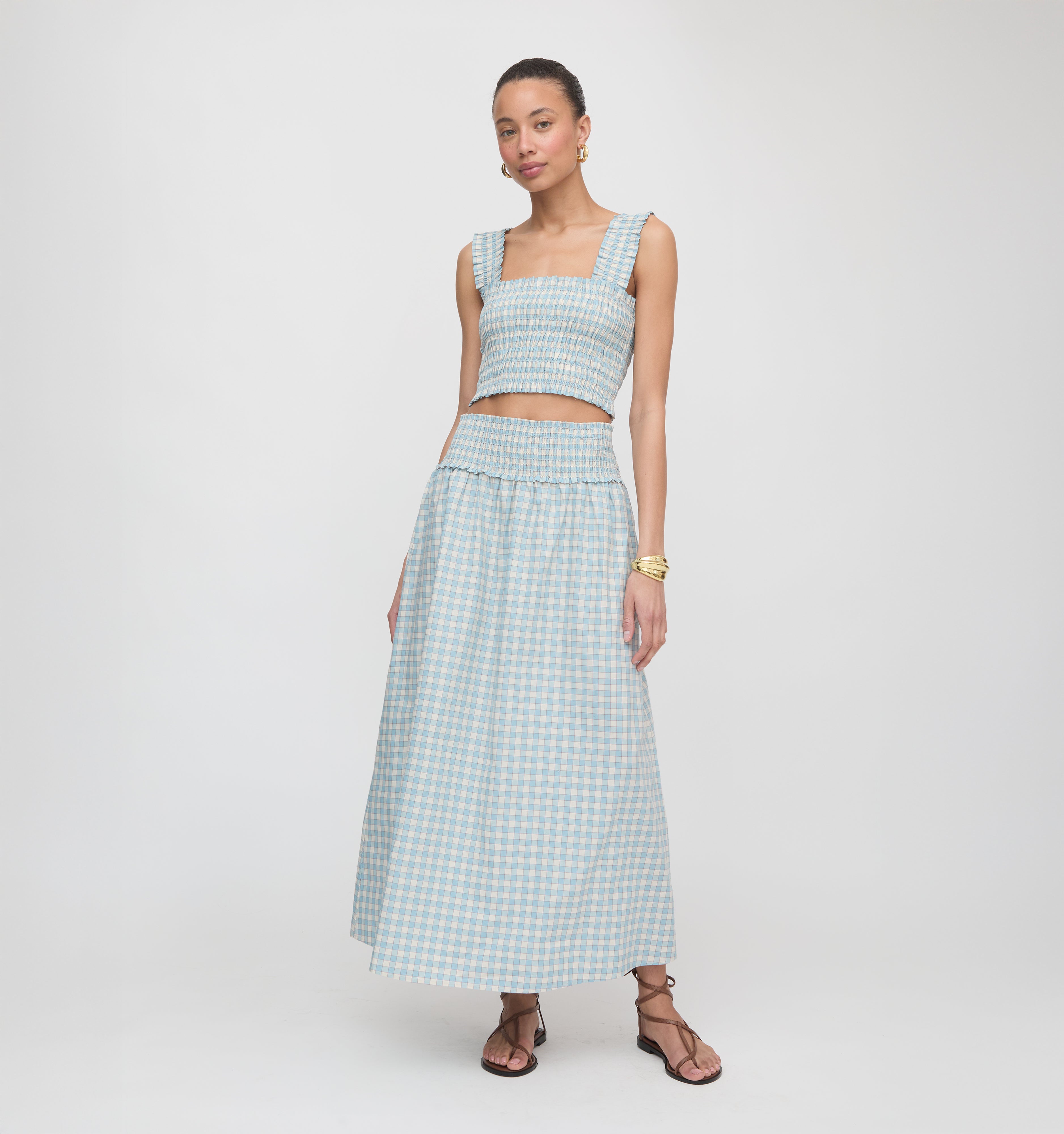 The Azalea Nap Top - Blue Stripe – Hill House Home