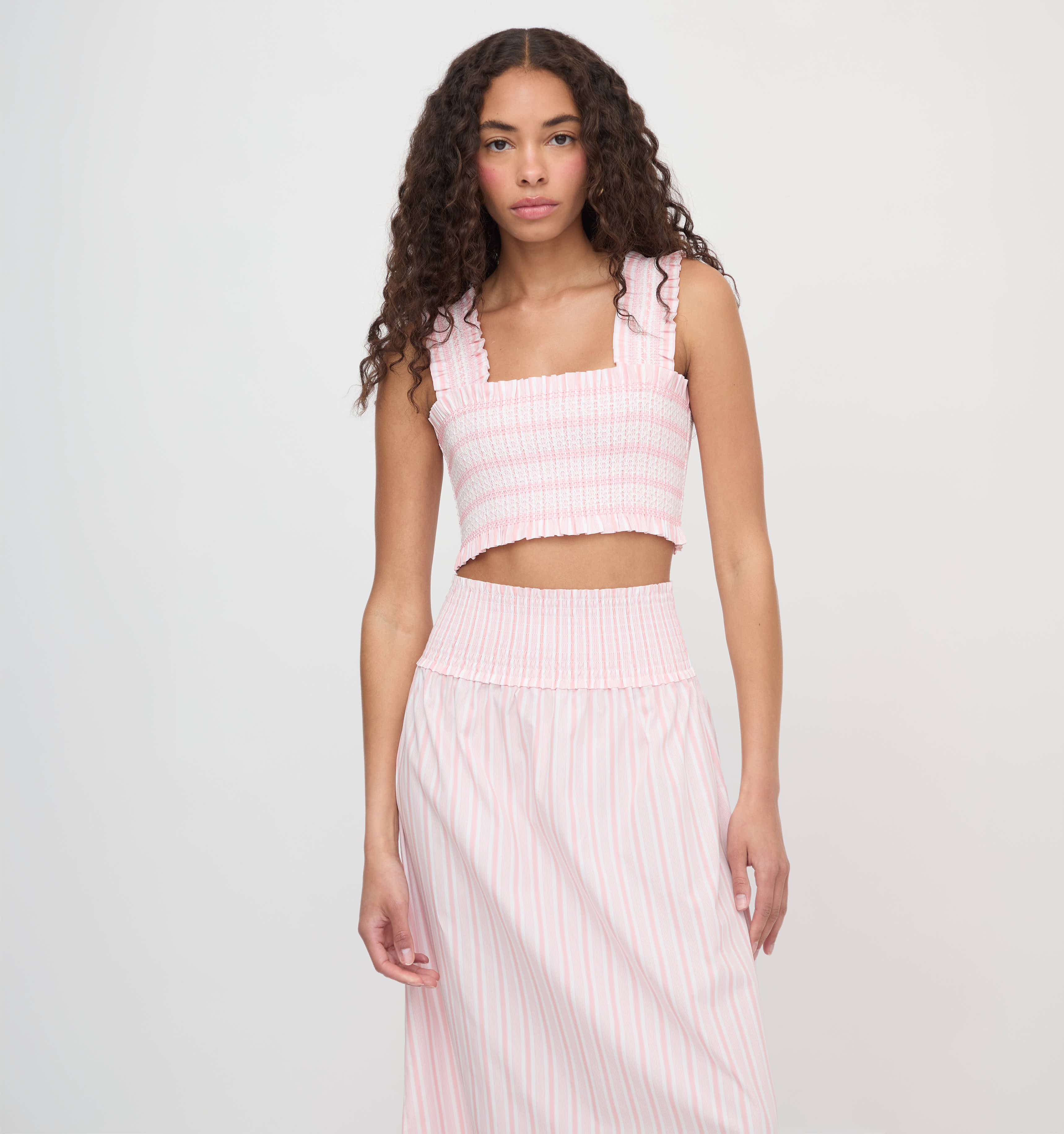 The Azalea Nap Top - Blue Stripe – Hill House Home