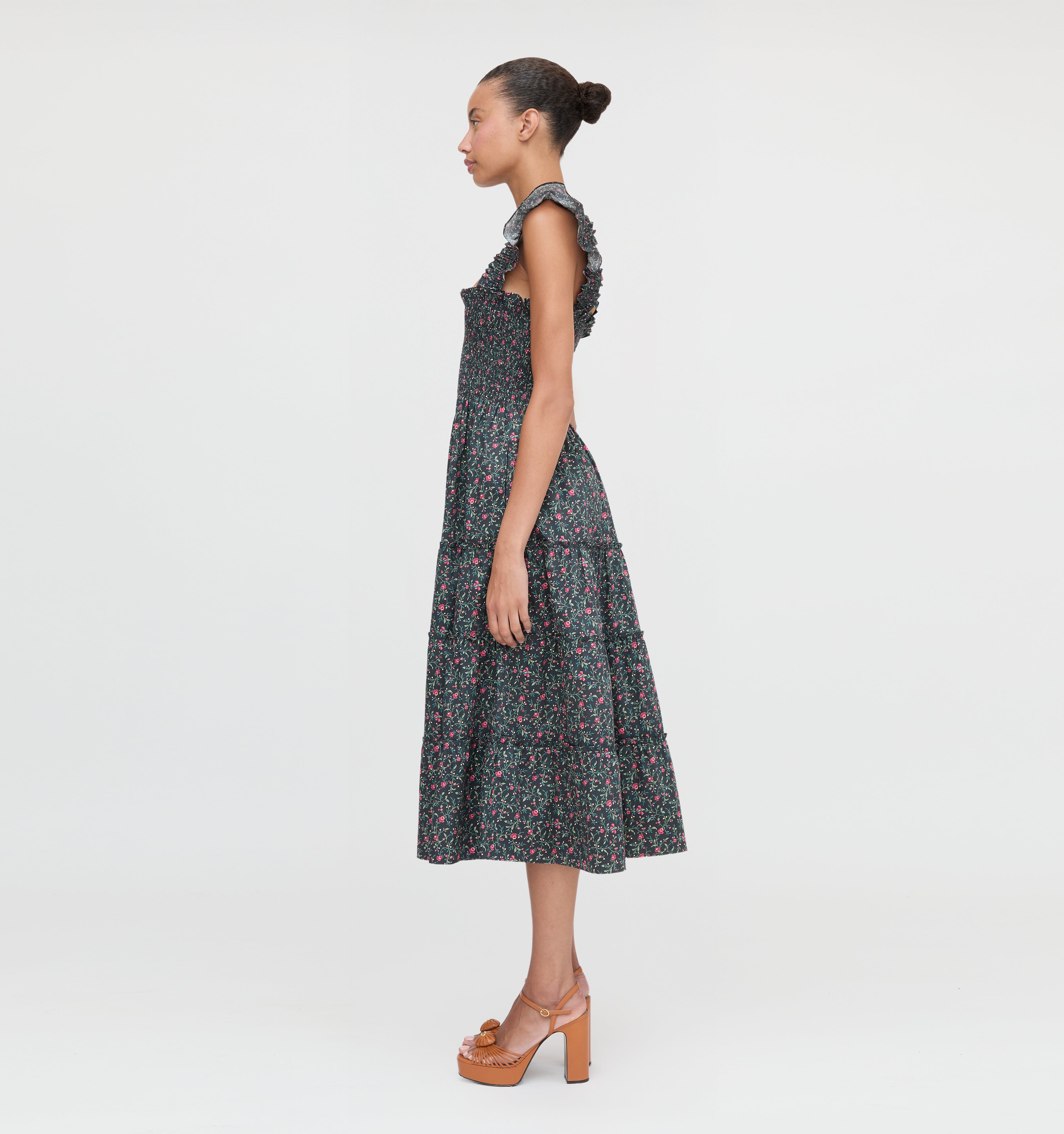 The Ellie Nap Dress in Florentine Ditsy color: Florentine Ditsy